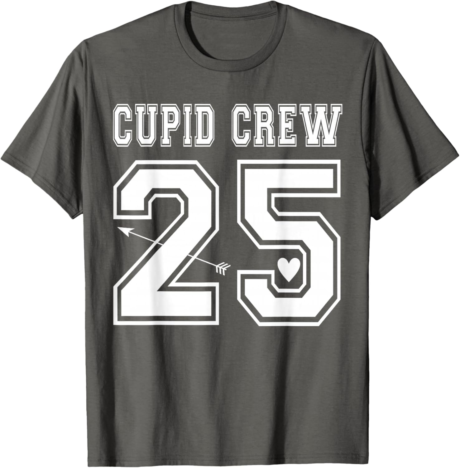Cupid Crew 2025 Valentine's Day Love Sports Jersey Style T-Shirt - 5