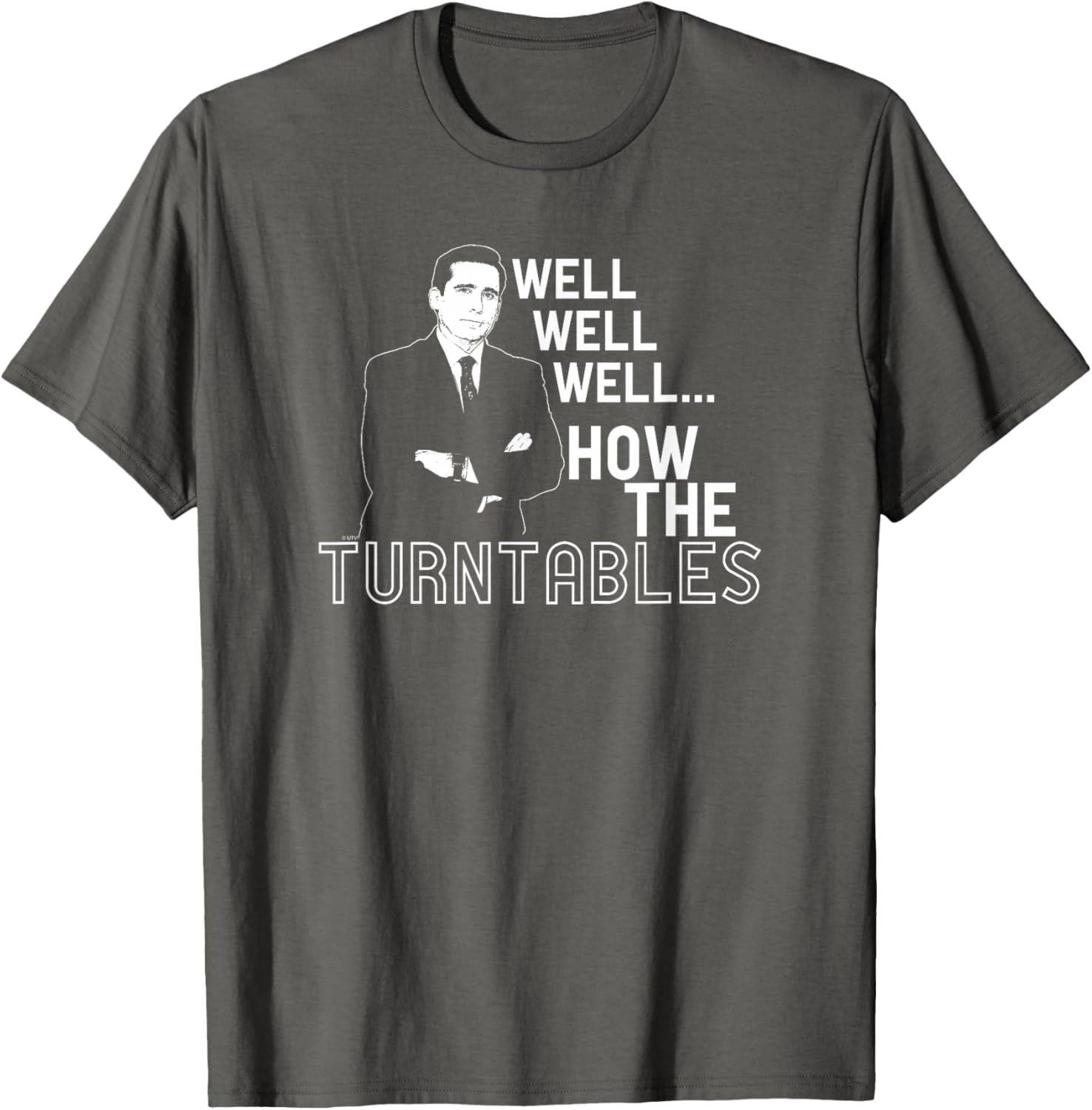 The Office Unisex T-Shirt Black Small Short Sleeve How the Turntables - 8