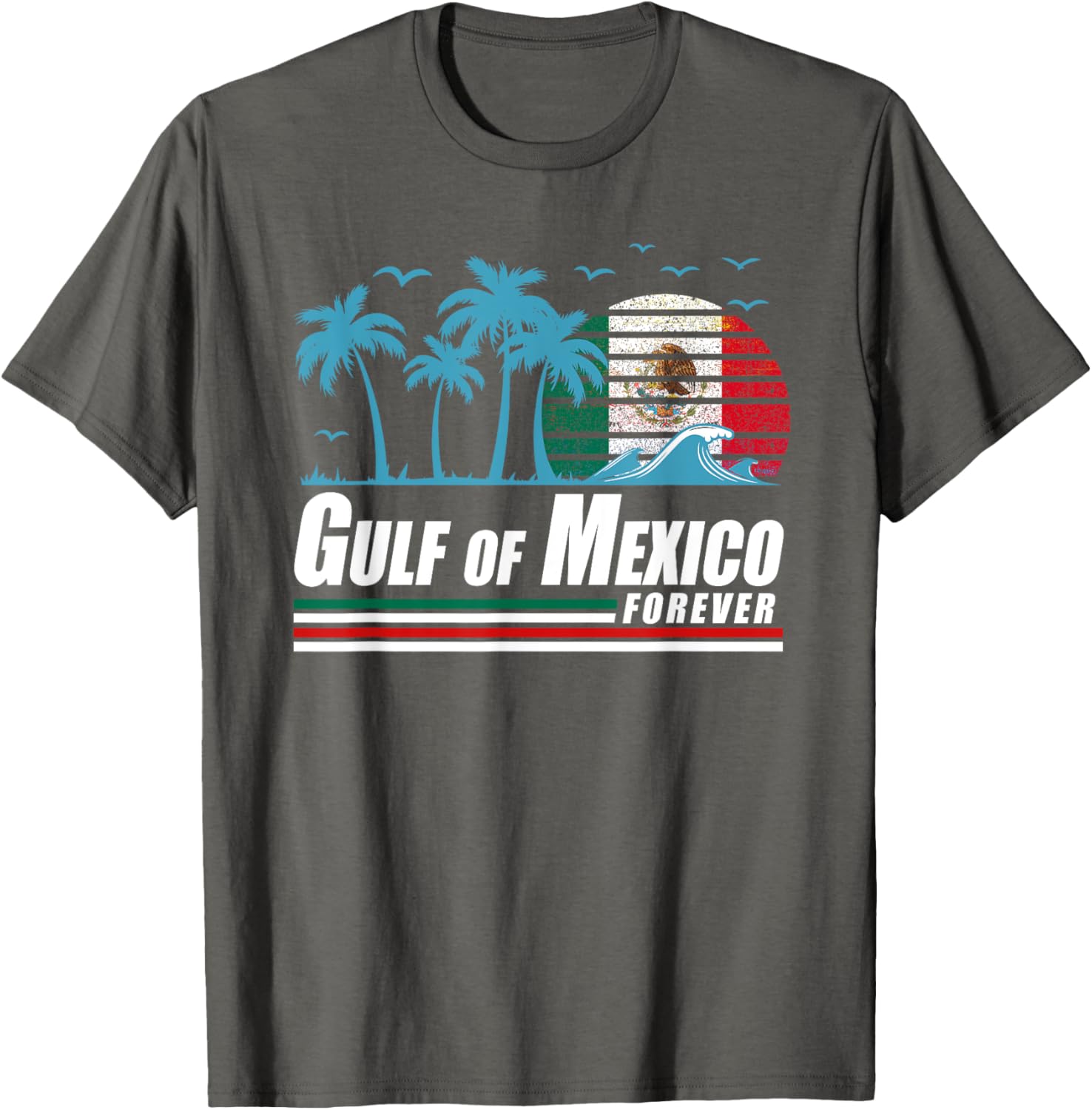 Retro Gulf of Mexico T-Shirt for Coastal Vibes and Vintage Style - 17