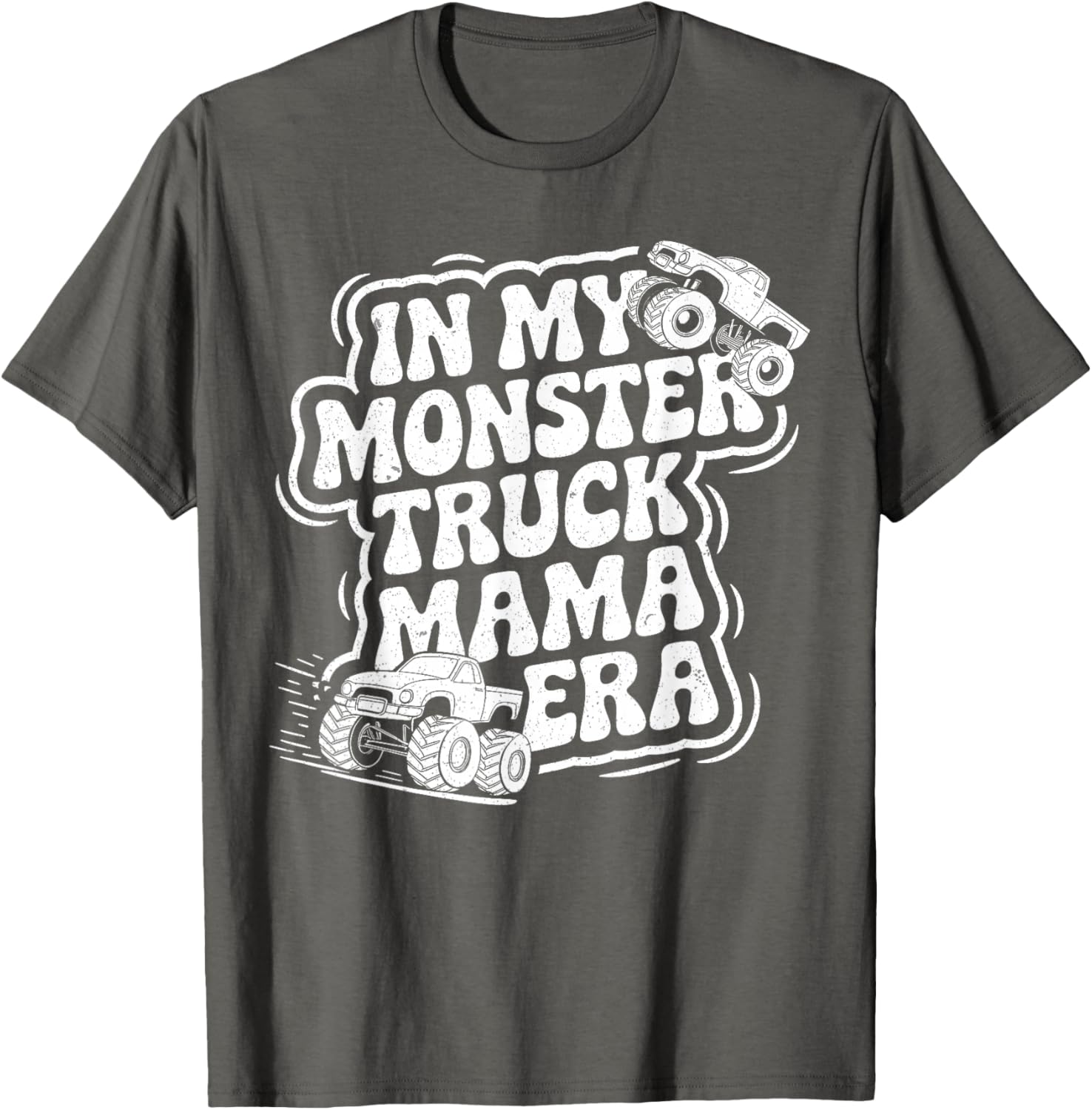 Groovy Monster Truck Mama Era T-Shirt for Fun Loving Moms on Mother's Day - 20