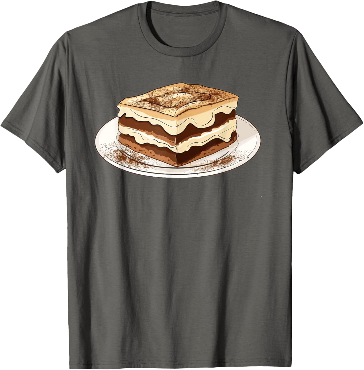 Tiramisu Funny T-Shirt for Food Lovers – Unique and Playful Design - 1