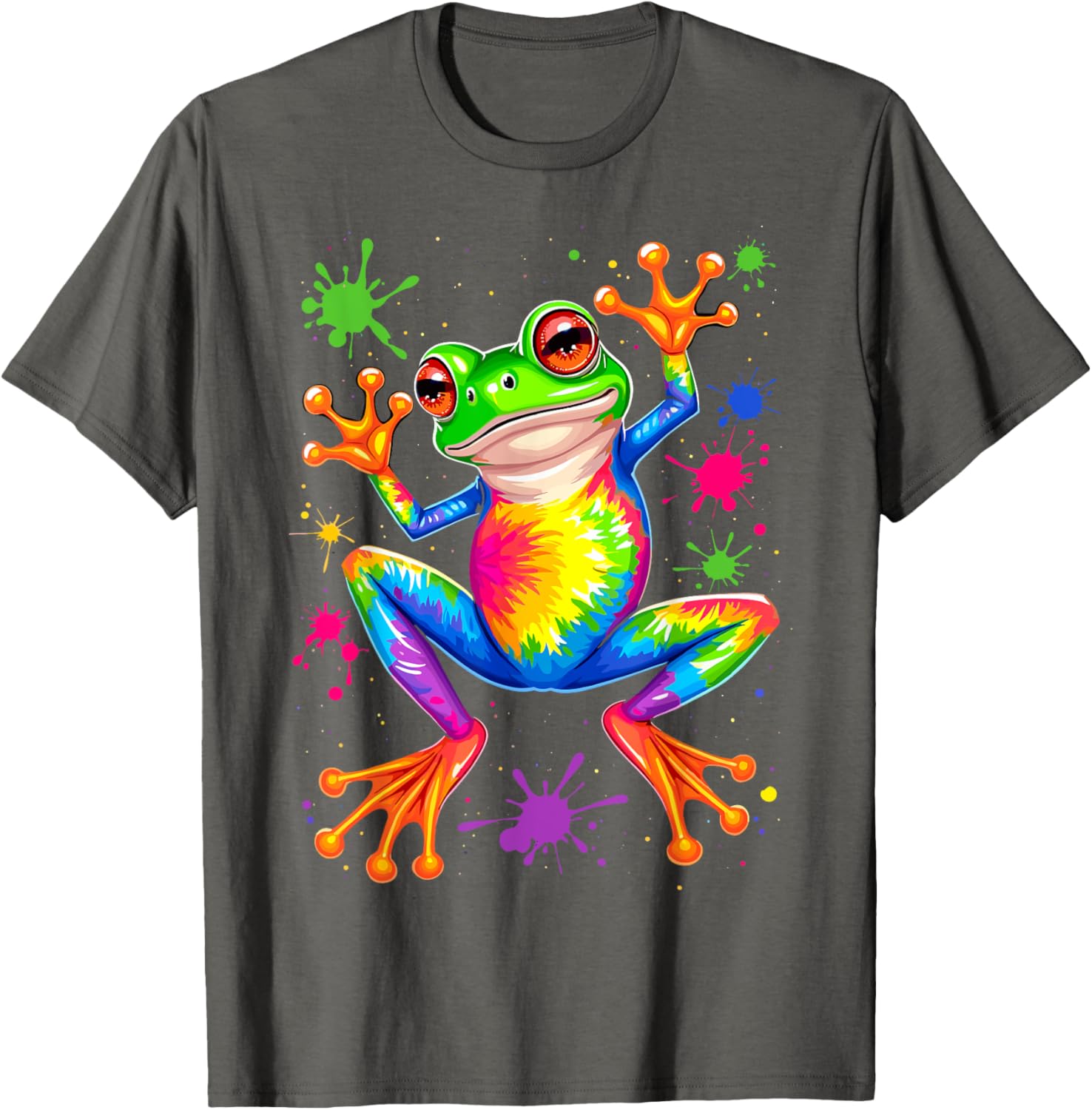 Cool Frog Tie Dye T-Shirt for Unique Style and Comfort - Fun Apparel - 9