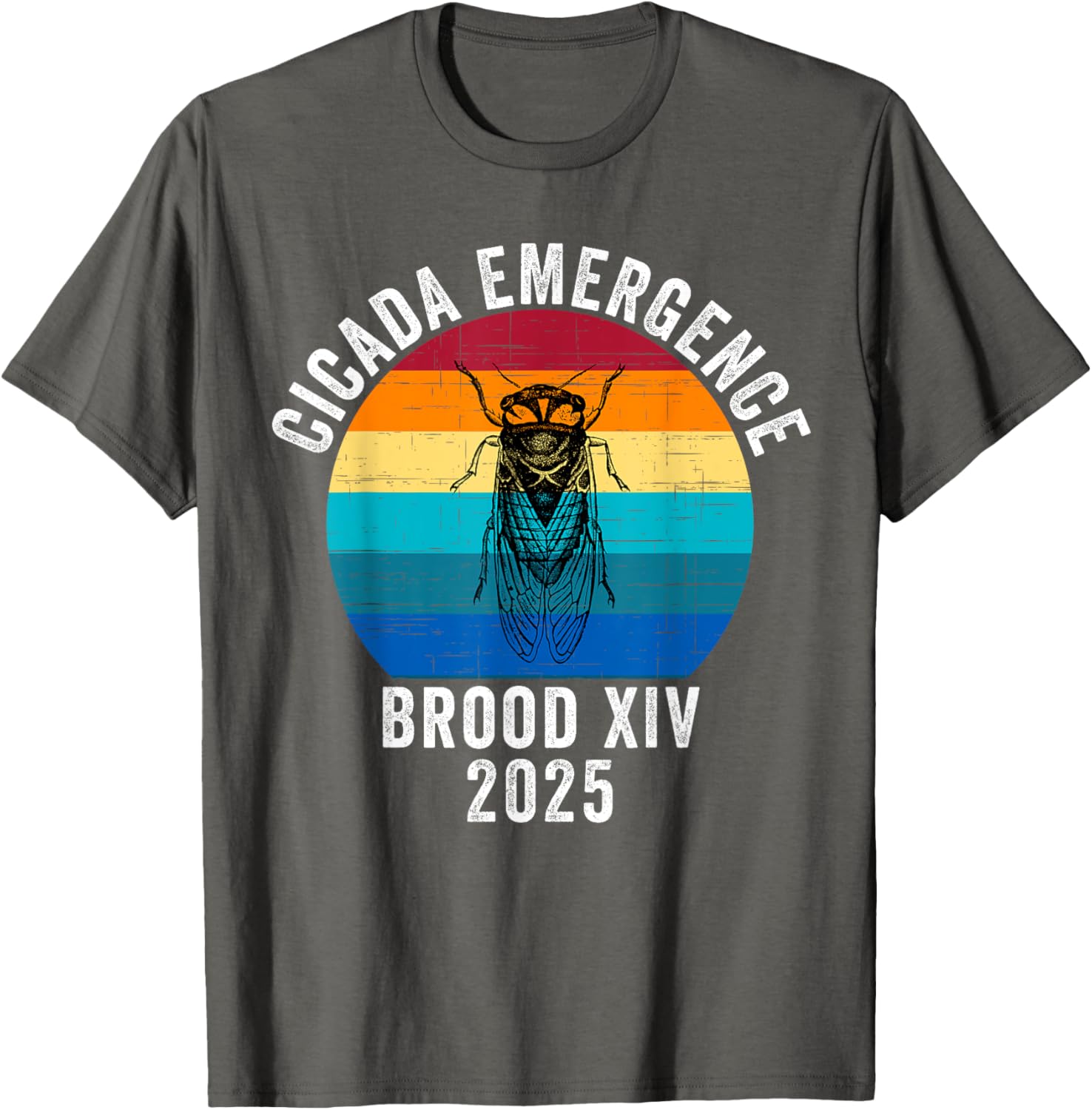 Cicada Emergence Brood XIV 2025 Funny T-Shirt for Nature Lovers - 7
