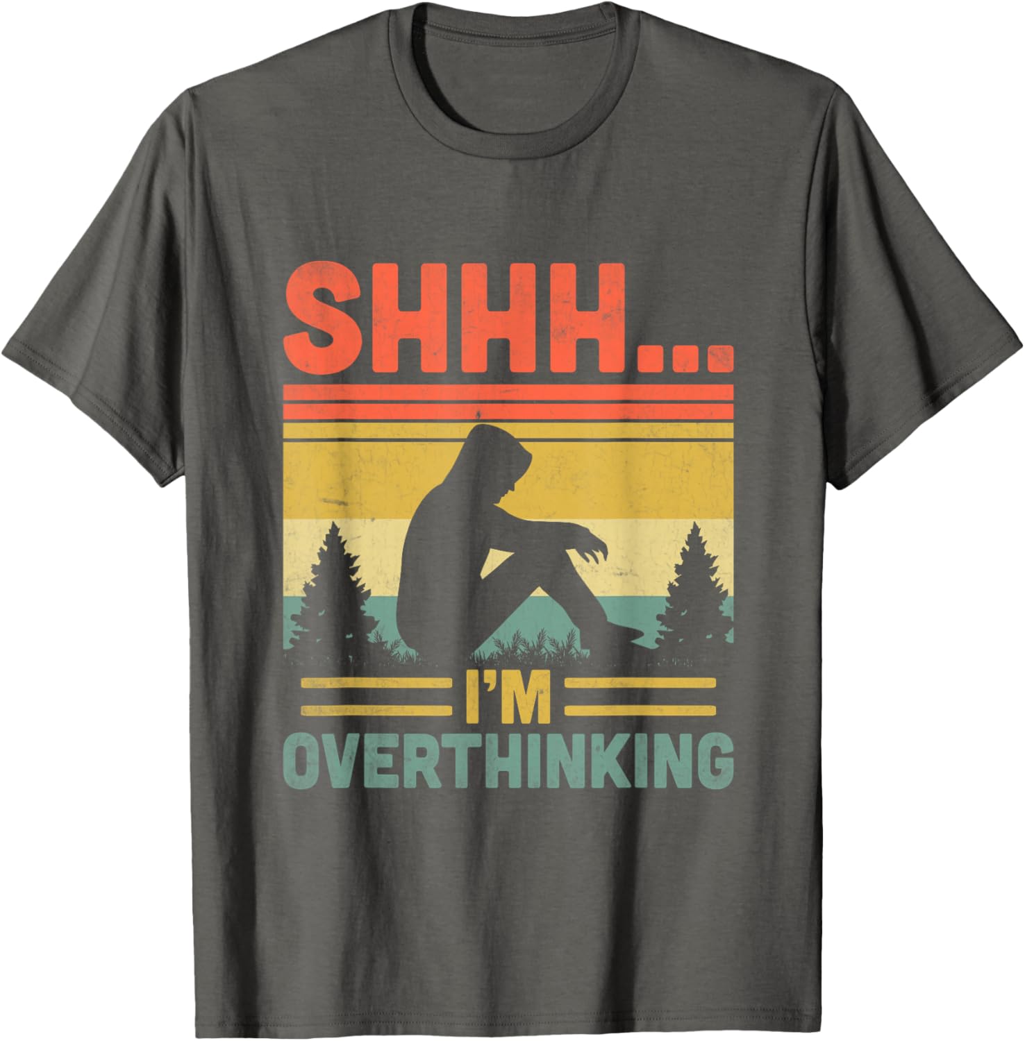Shhh I’m Overthinking T-Shirt for Introverts – Funny & Cozy Apparel - 8