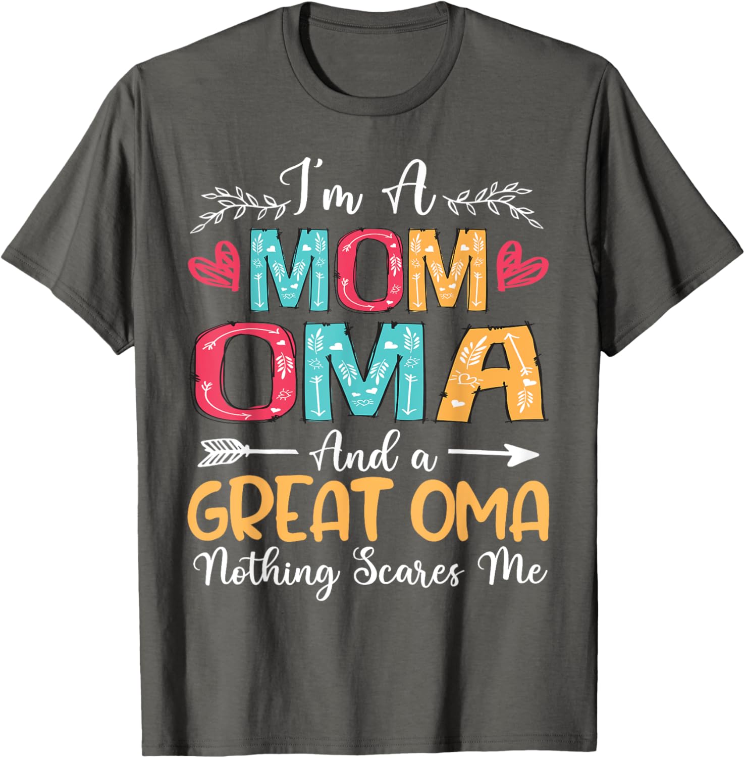 I'm A Mom Oma Great Oma Happy Mother's Day 2025 T-Shirt Gift Idea - 6