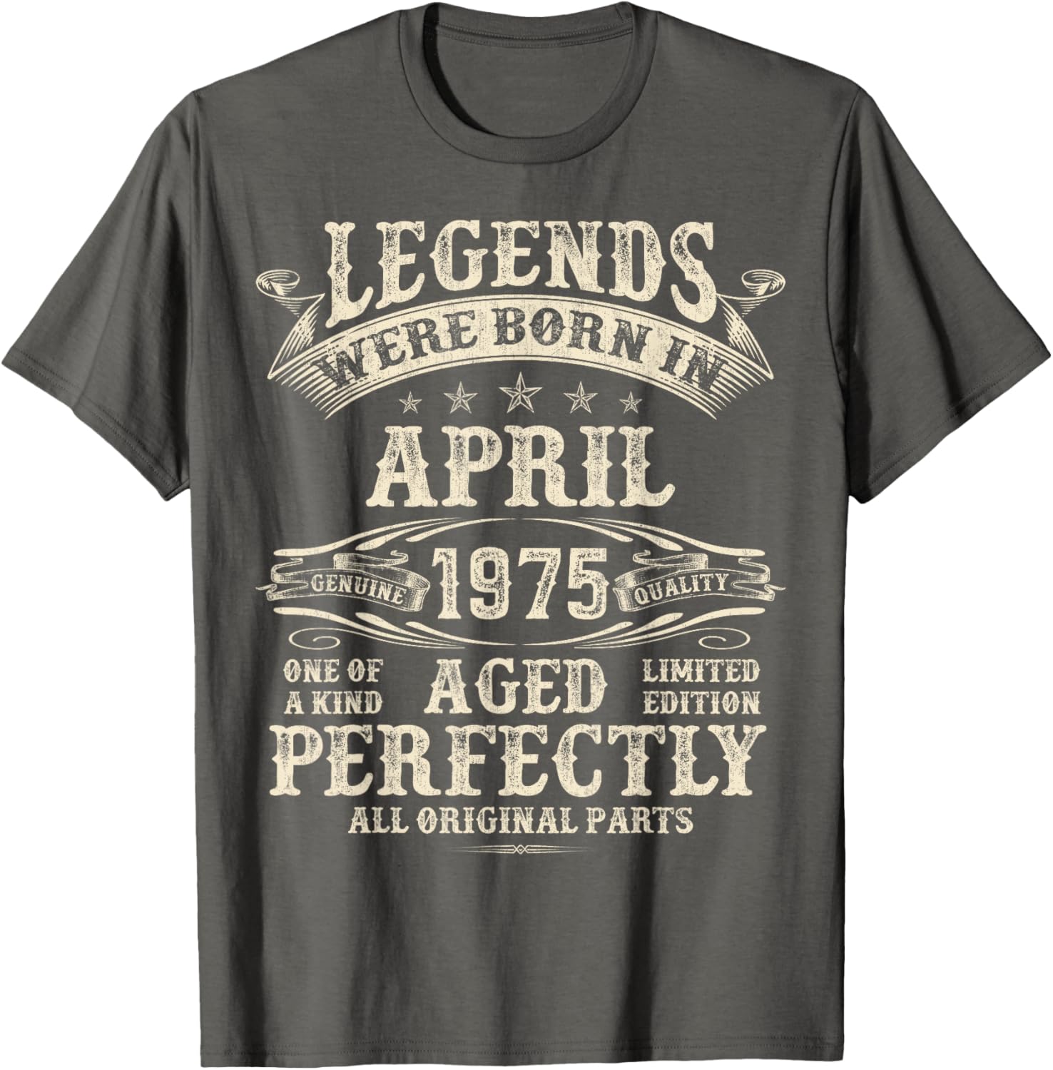 50th Birthday Gift for Men - Classic April 1975 T-Shirt for Him - 16