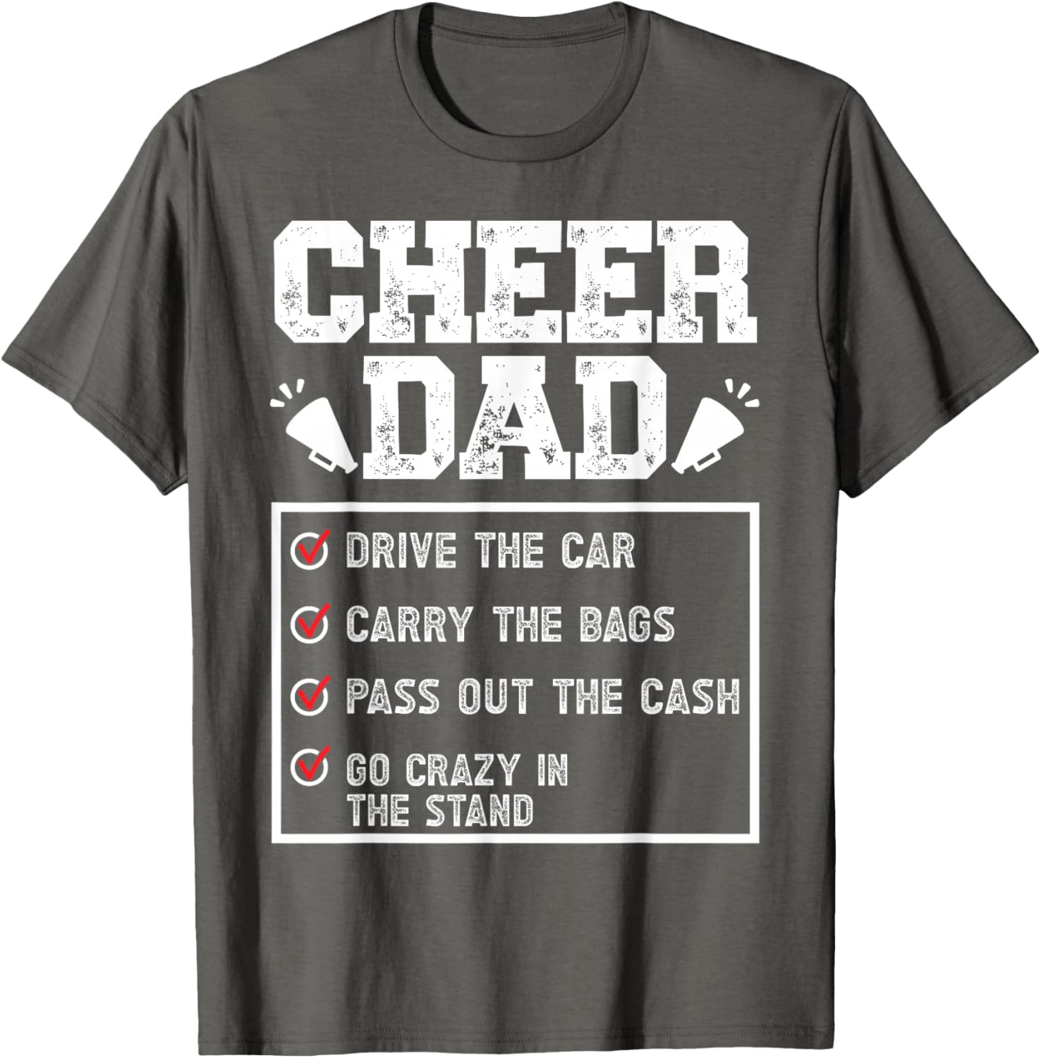 Cheer Dad T-Shirt Perfect Gift for Supportive Fathers in Style - 7
