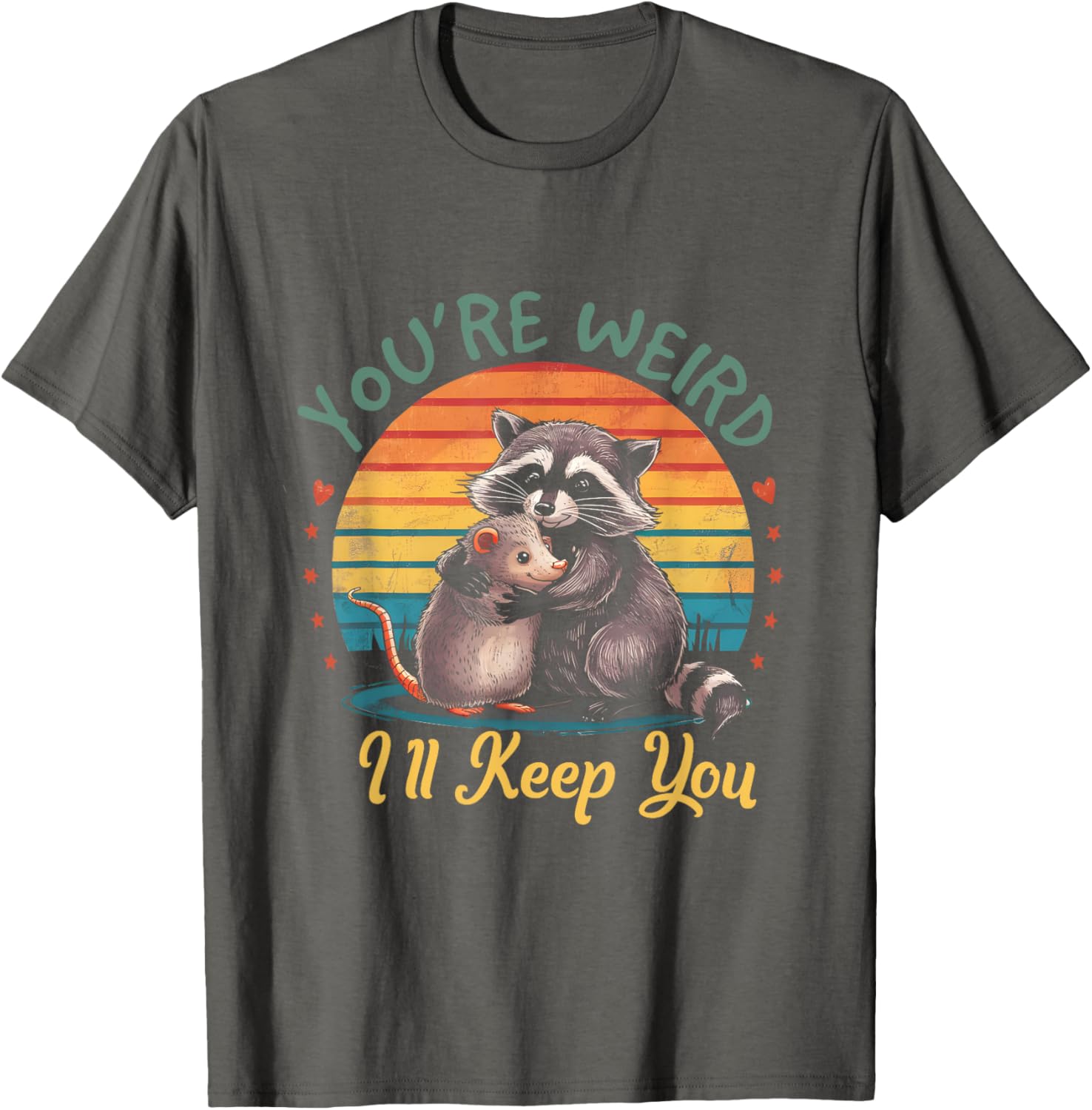 Celebrate Your Weirdness with Our Fun You Are Weird I'll Keep You T-Shirt - 10