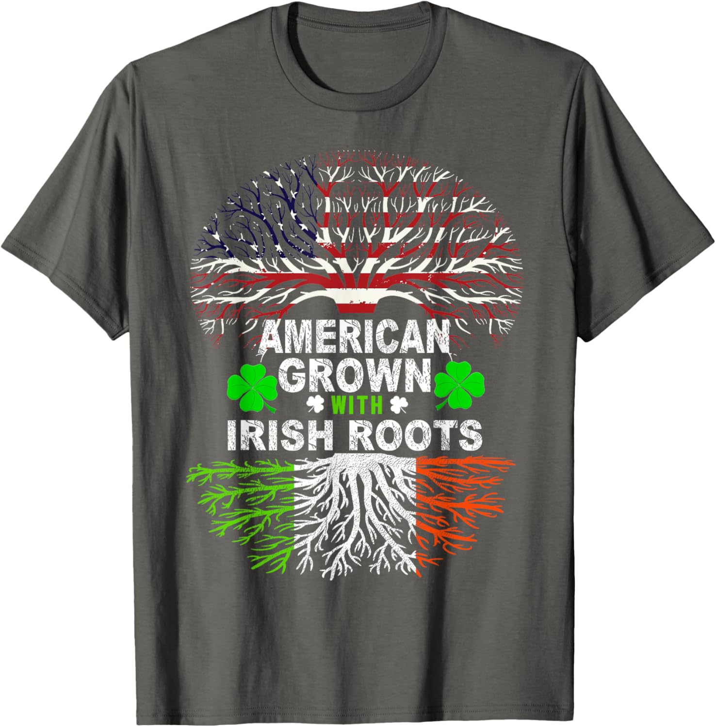 American Grown Irish Roots St. Patrick's Day T-Shirt for Festive Fun - 13