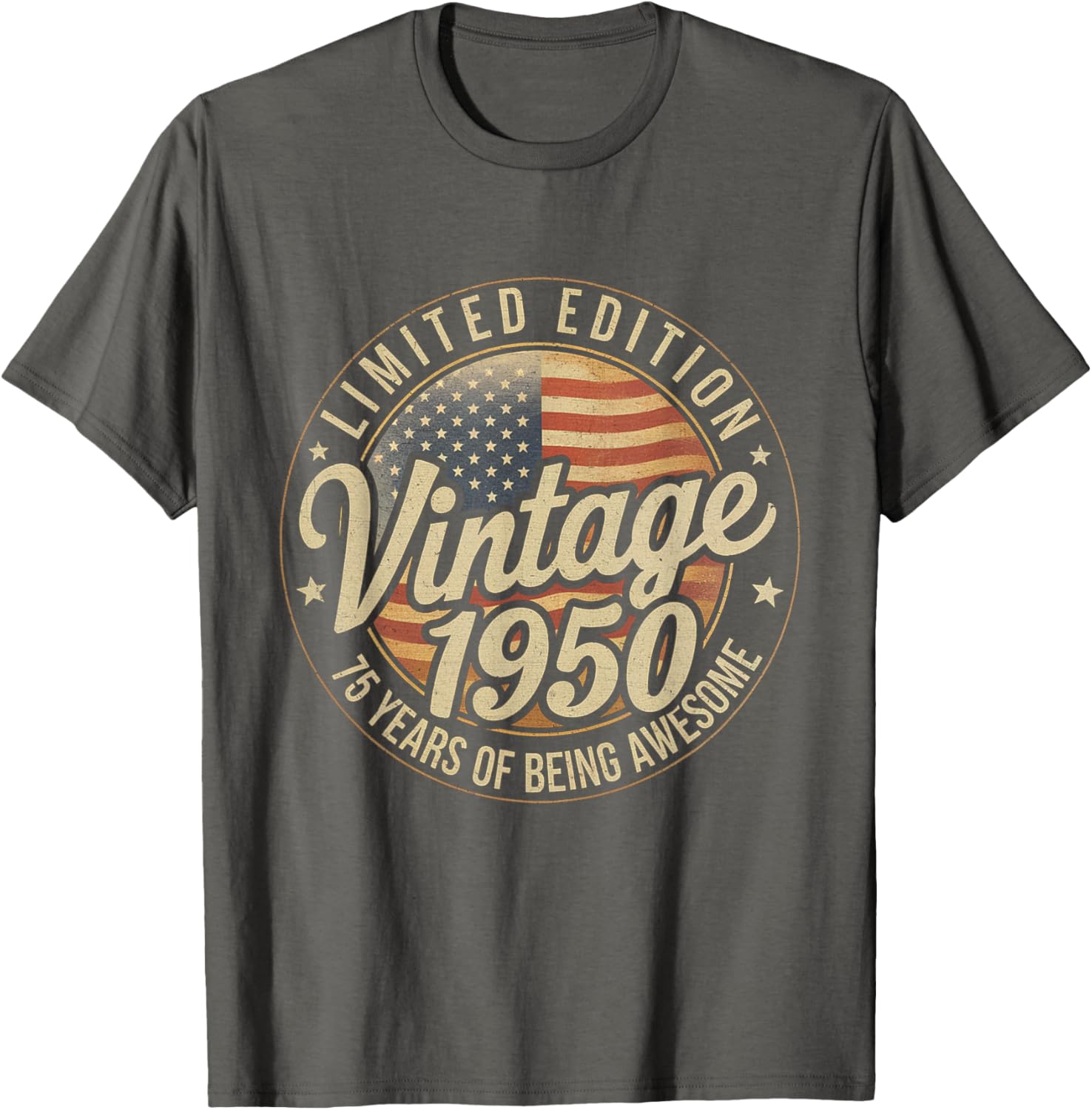 Vintage 1950 75th Birthday T-Shirt for Men and Women Stylish Gift - 2