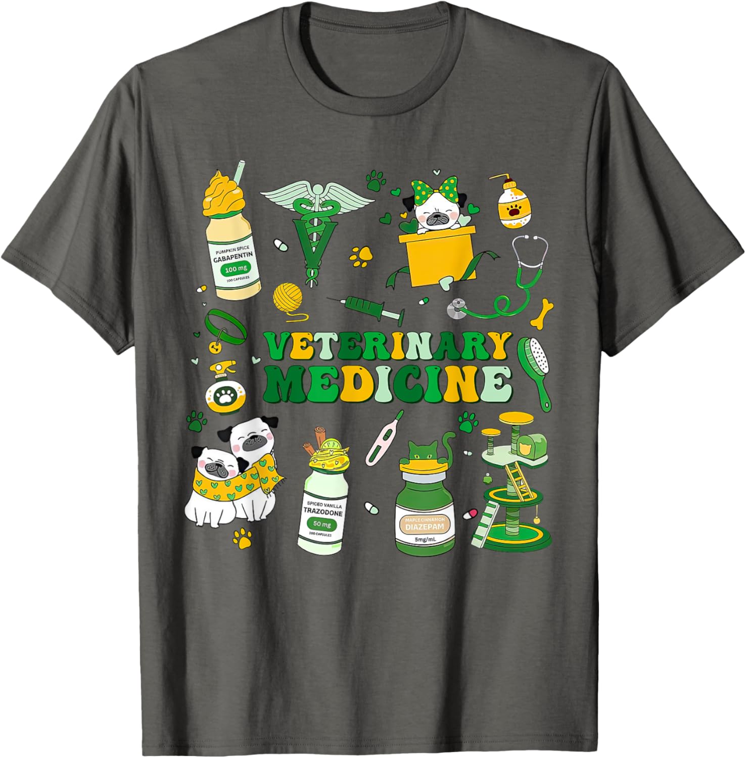 St Patrick's Day Vet Tech T-Shirt for Dog and Cat Lovers - 11