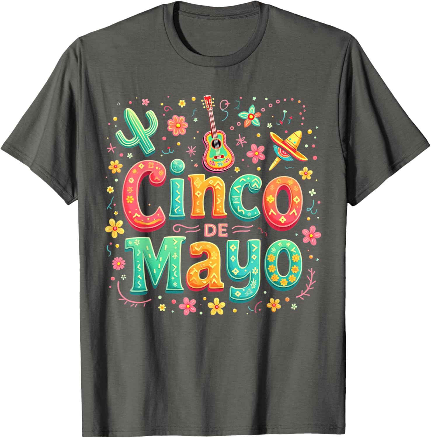 Cinco De Mayo Family Matching Let's Fiesta T-Shirt for Celebration Fun - 12