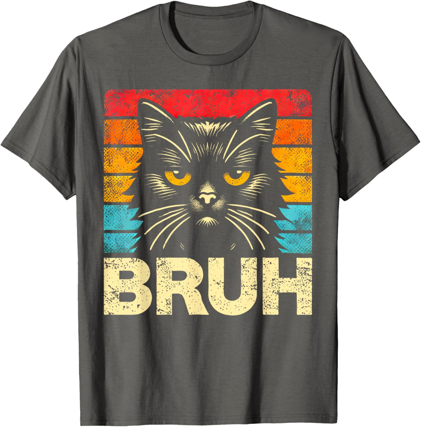 Funny Cat Bruh Meme T-Shirt for Boys, Girls, Kids, and Adults - 6
