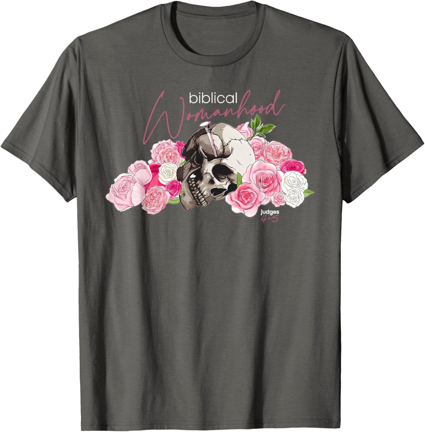 Biblical Womanhood Deborah T-Shirt for Christian Women - Judges 4-5 Design - 10