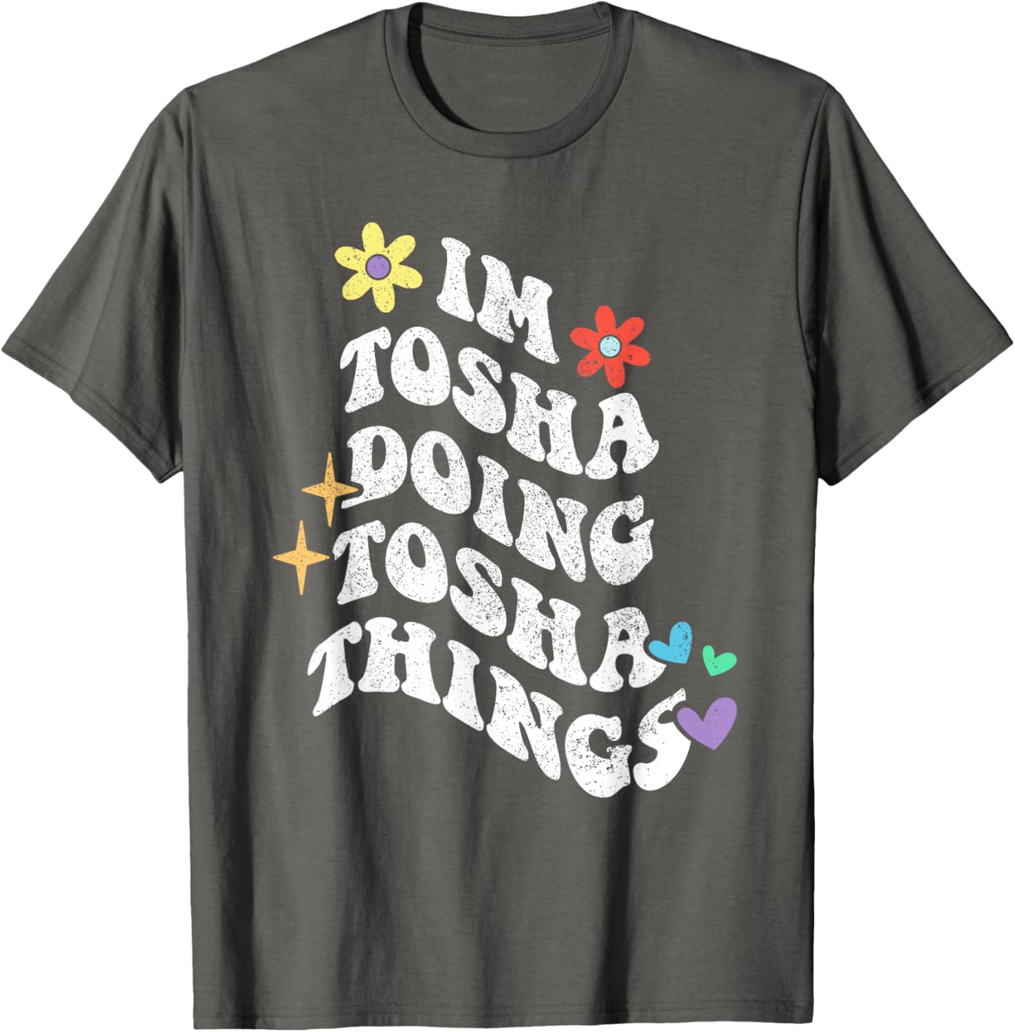 Retro Groovy T-Shirt for Moms Doing Tosha Things - Fun Mothers Day Gift - 21