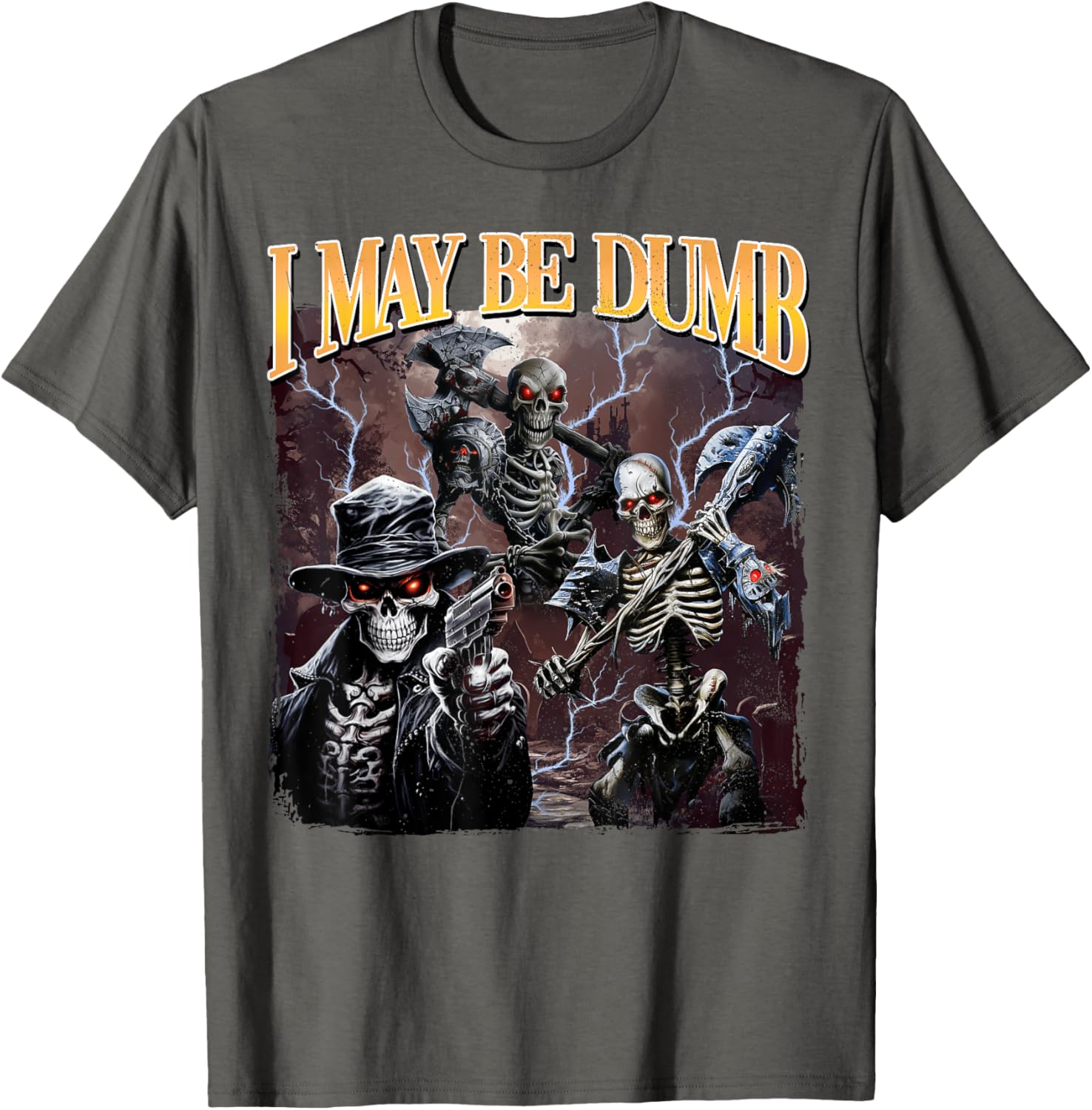 Funny Skeleton Meme T-Shirt for Unique Style and Humor Lovers - 19