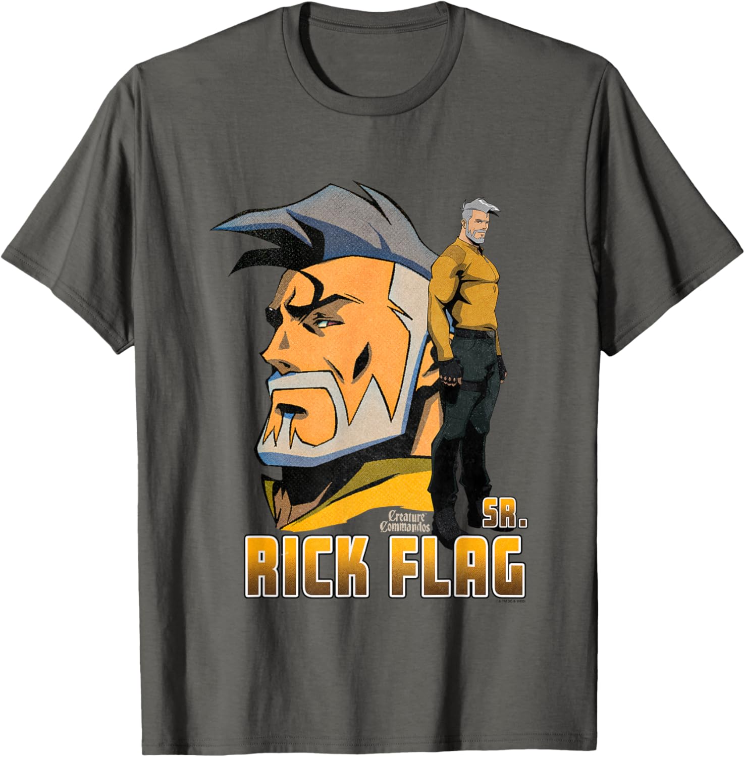 Creature Commandos Rick Flag Sr. T-Shirt for Fans of Action Heroes - 2