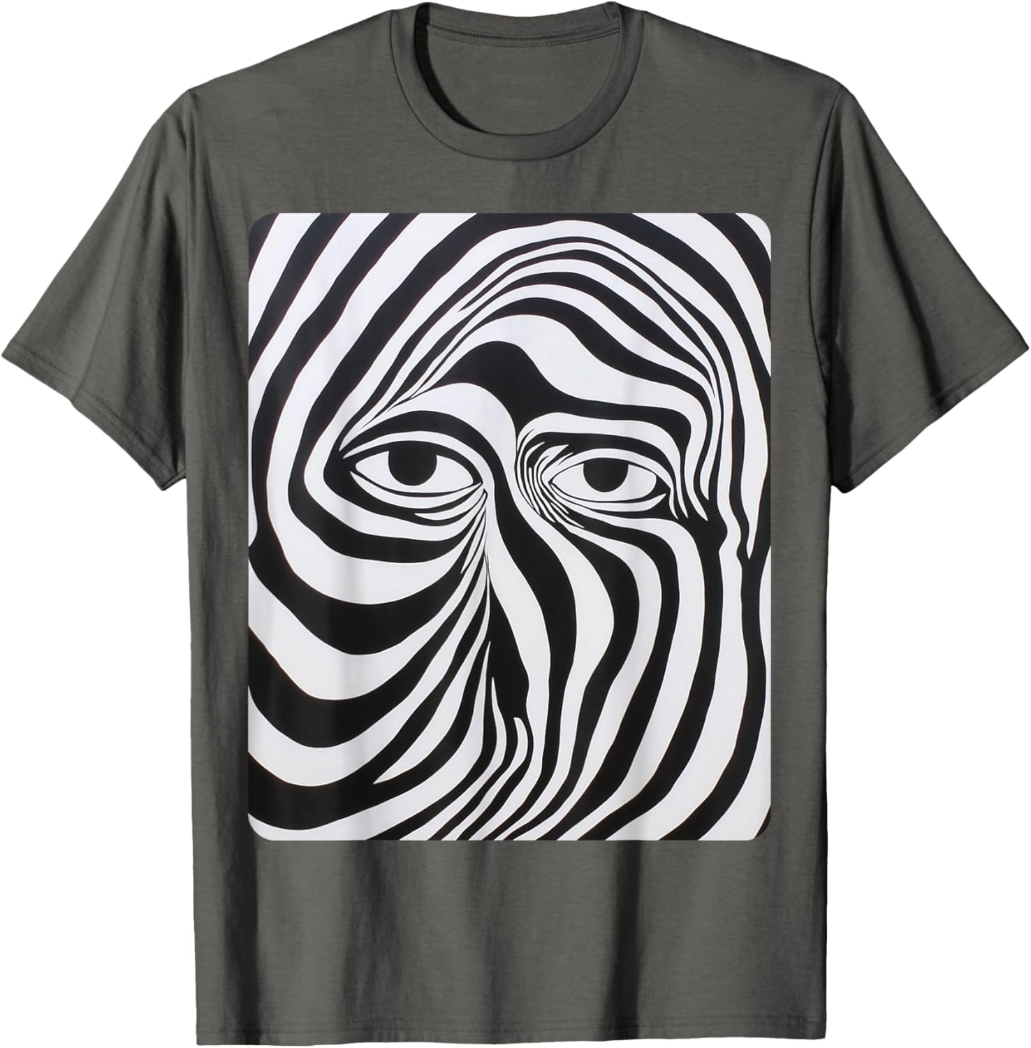 Stylish Eyes White and Black Designer T-Shirt for Trendy Fashion Lovers - 21