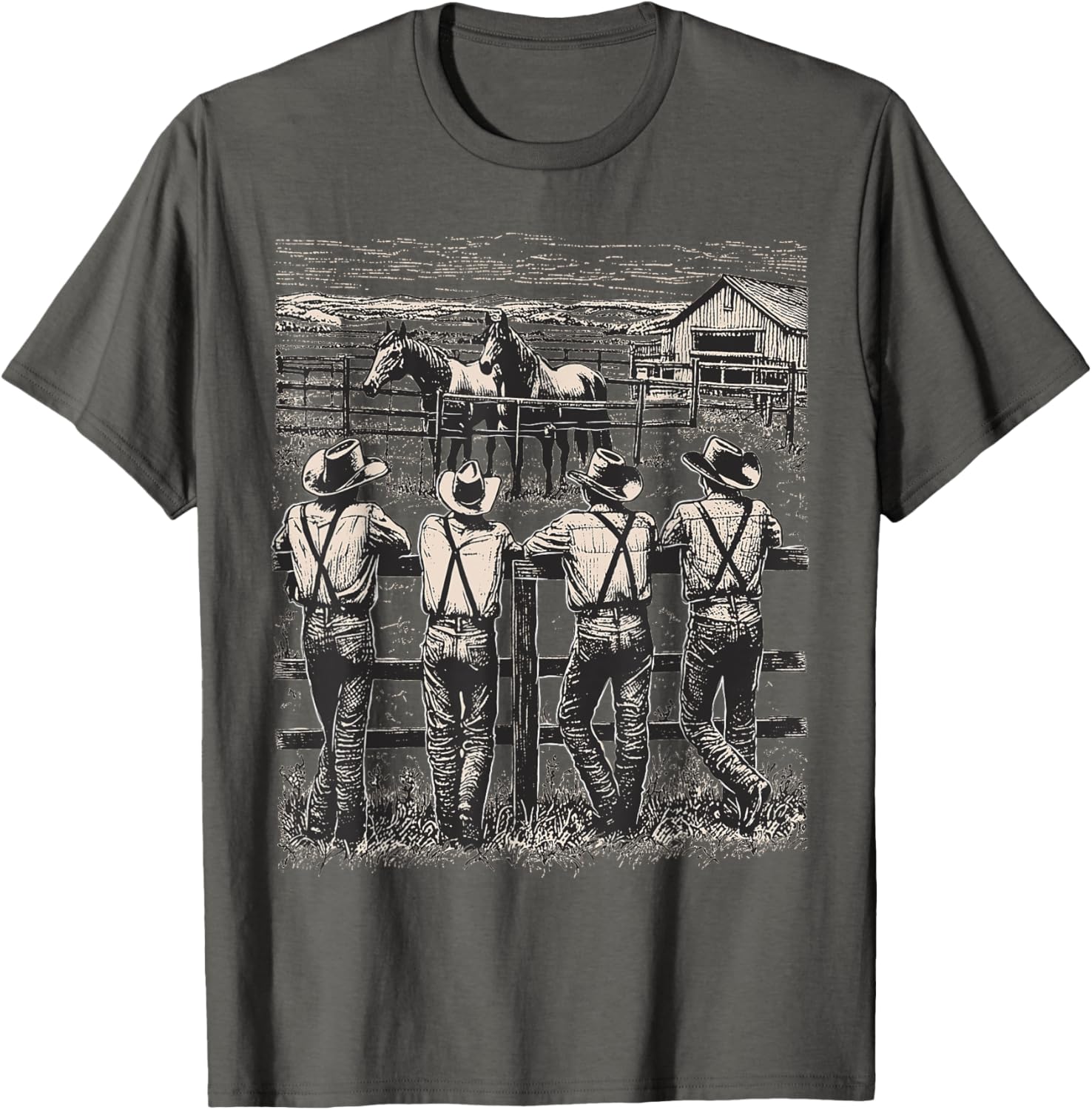 Vintage Western Cowboy Howdy Rodeo T-Shirt for Men and Women - 7