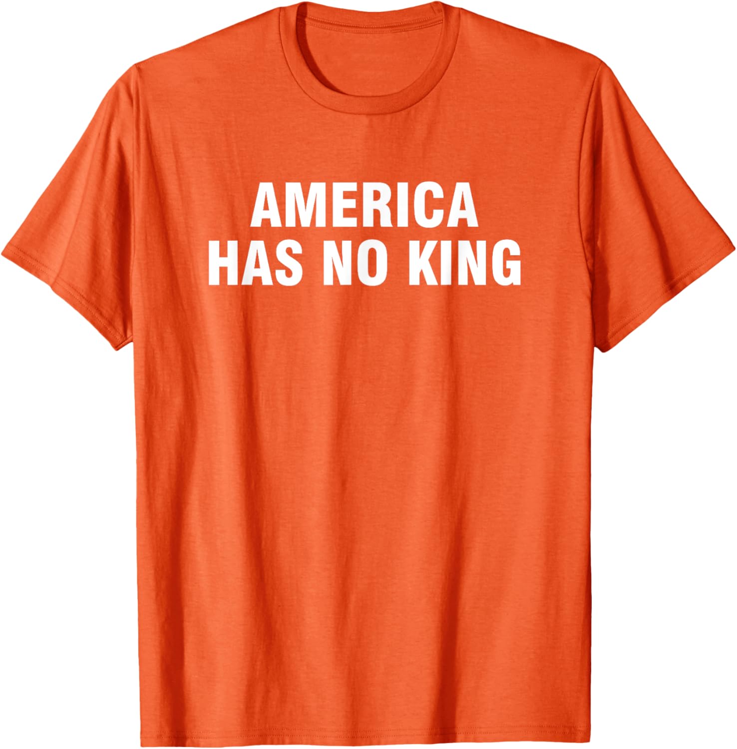 America Has No King T-Shirt - Classic Casual Tee for Patriotic Wear - 8