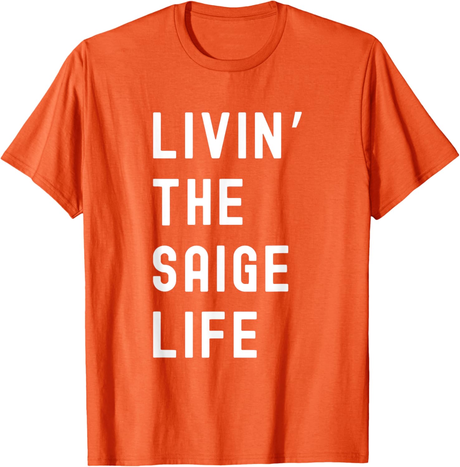 Saige Living The Saige Life Funny T-Shirt for Casual Style and Comfort - 21
