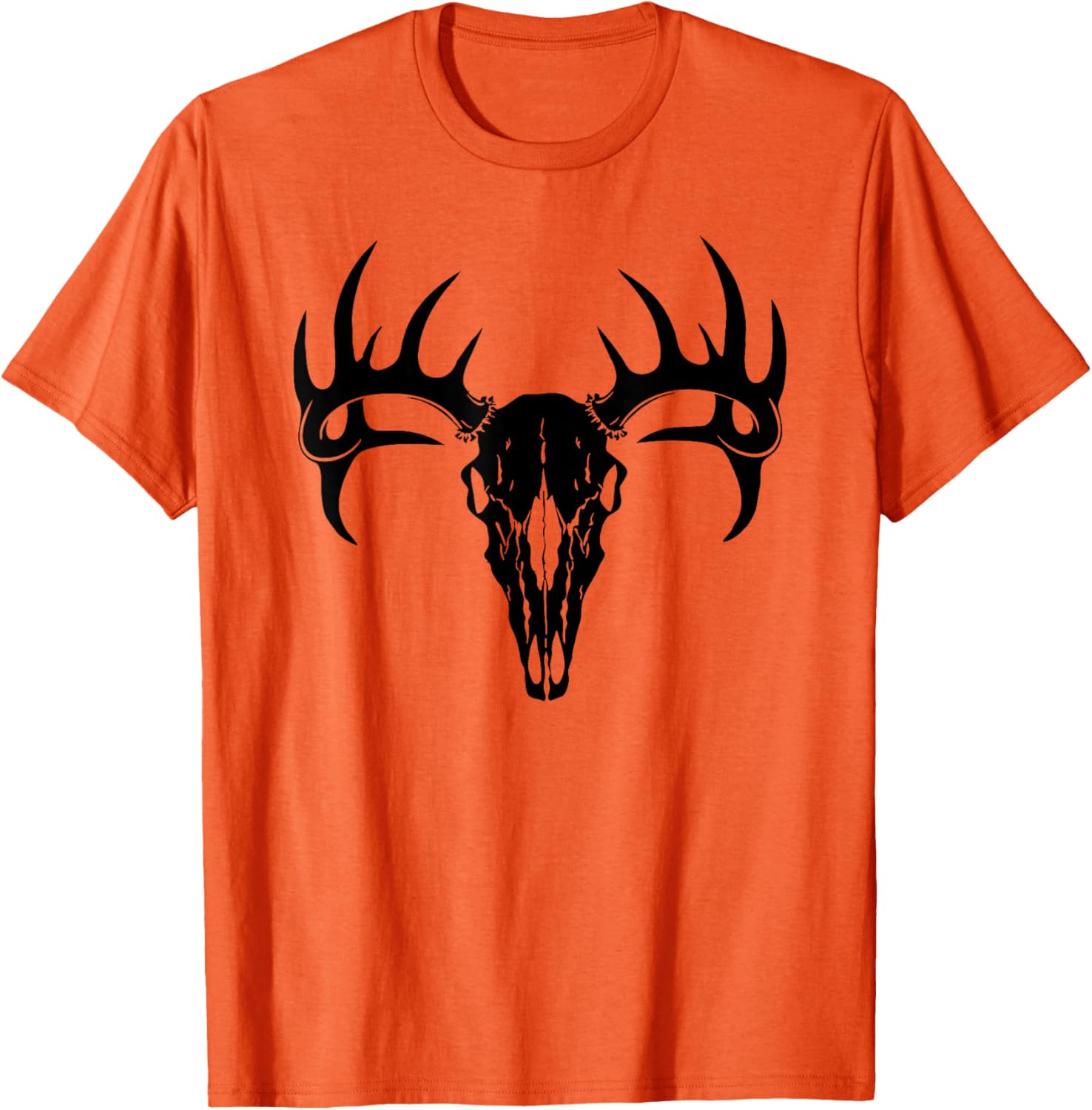 Stylish Deer Antler Deer Skull T-Shirt for Outdoor Enthusiasts - 21