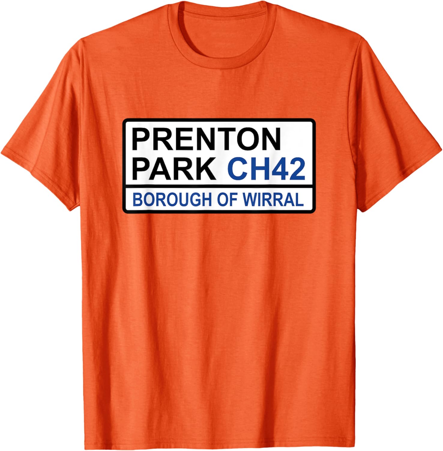 Tranmere Rovers Prenton Park Street Sign T-Shirt for Fans and Style - 18