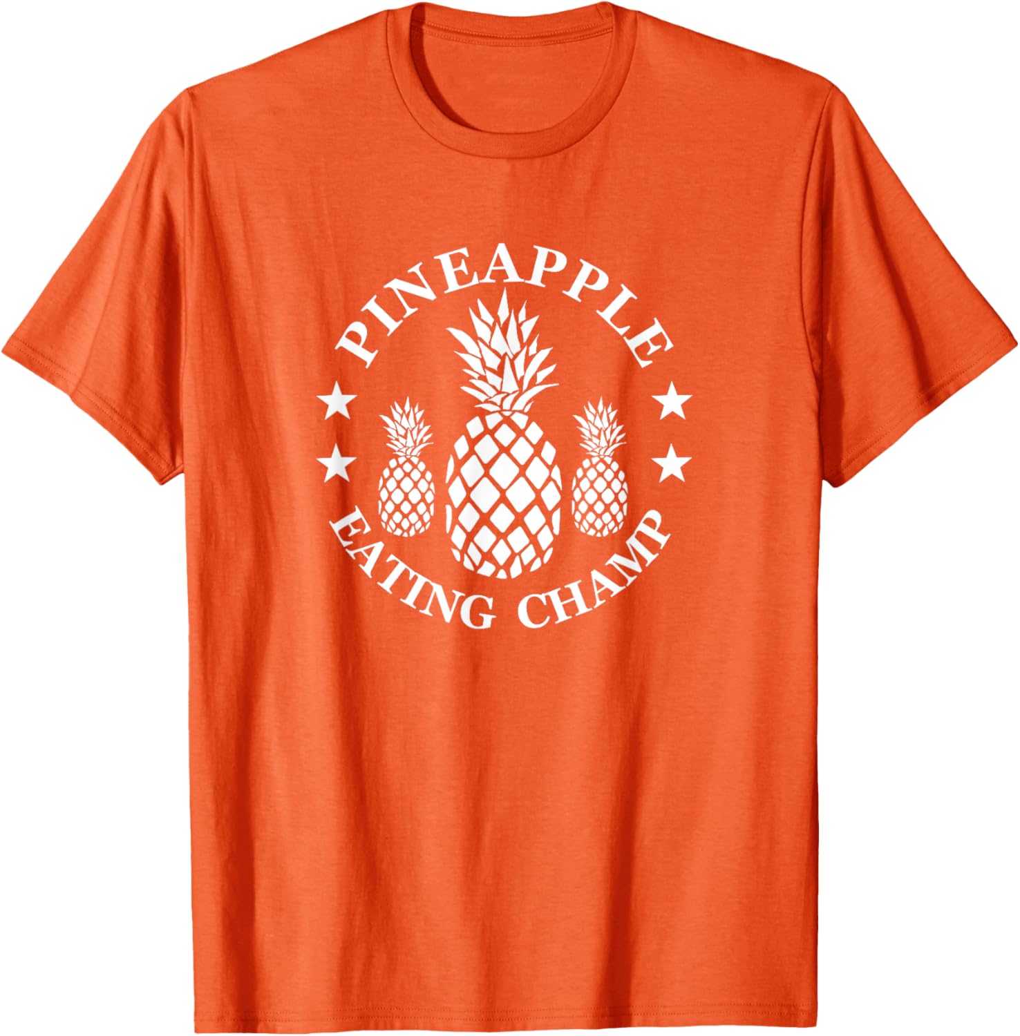 Tropical Pineapple Eating Champion T-Shirt for Fun Summer Style - 8