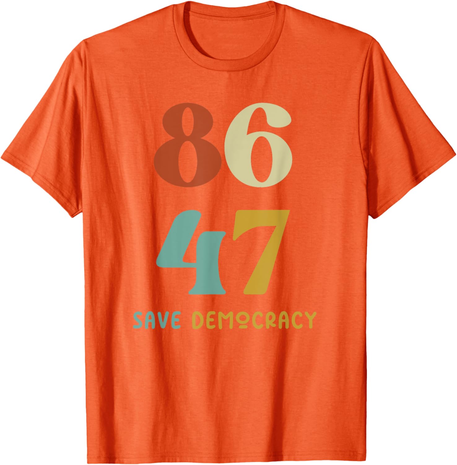 Save Democracy Anti Trump T-Shirt for Political Protest Enthusiasts - 5