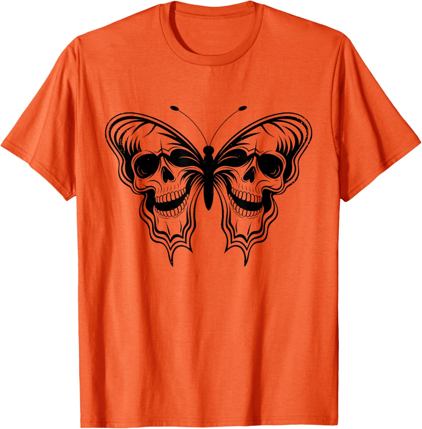Halloween Butterfly Skulls T-Shirt for Men and Women - Spooky Style - 14