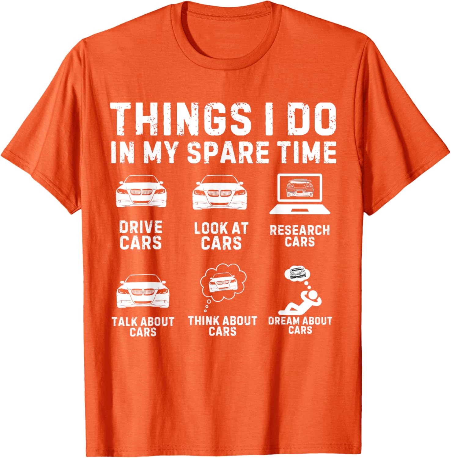 Car Enthusiast Men's T-Shirt for Spare Time Fun and Style - 9