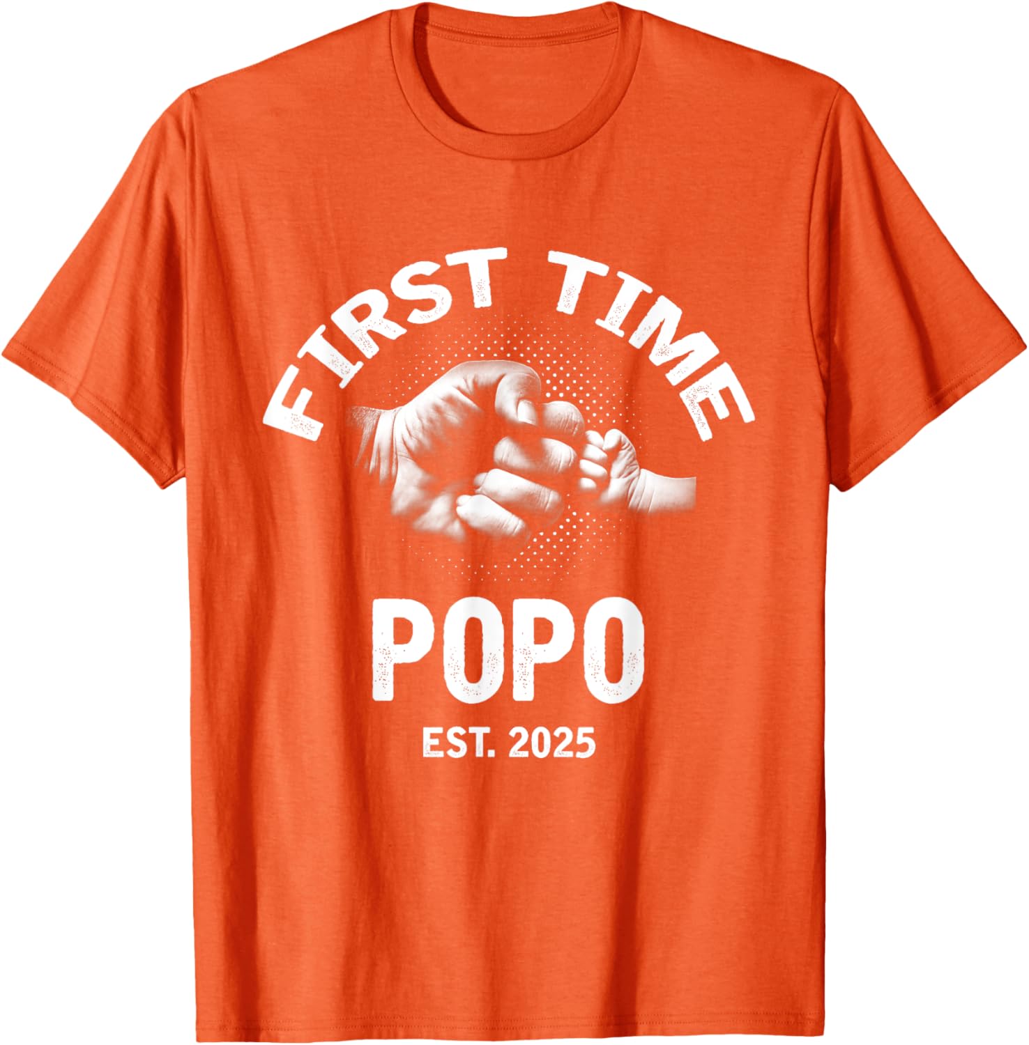 First Time Popo 2025 Father's Day Vintage T-Shirt for Dads - 12