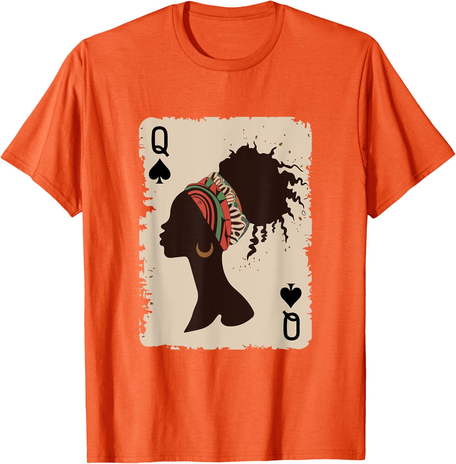 Black Queen Afro T-Shirt Proud Melanin Design for African American Women - 22