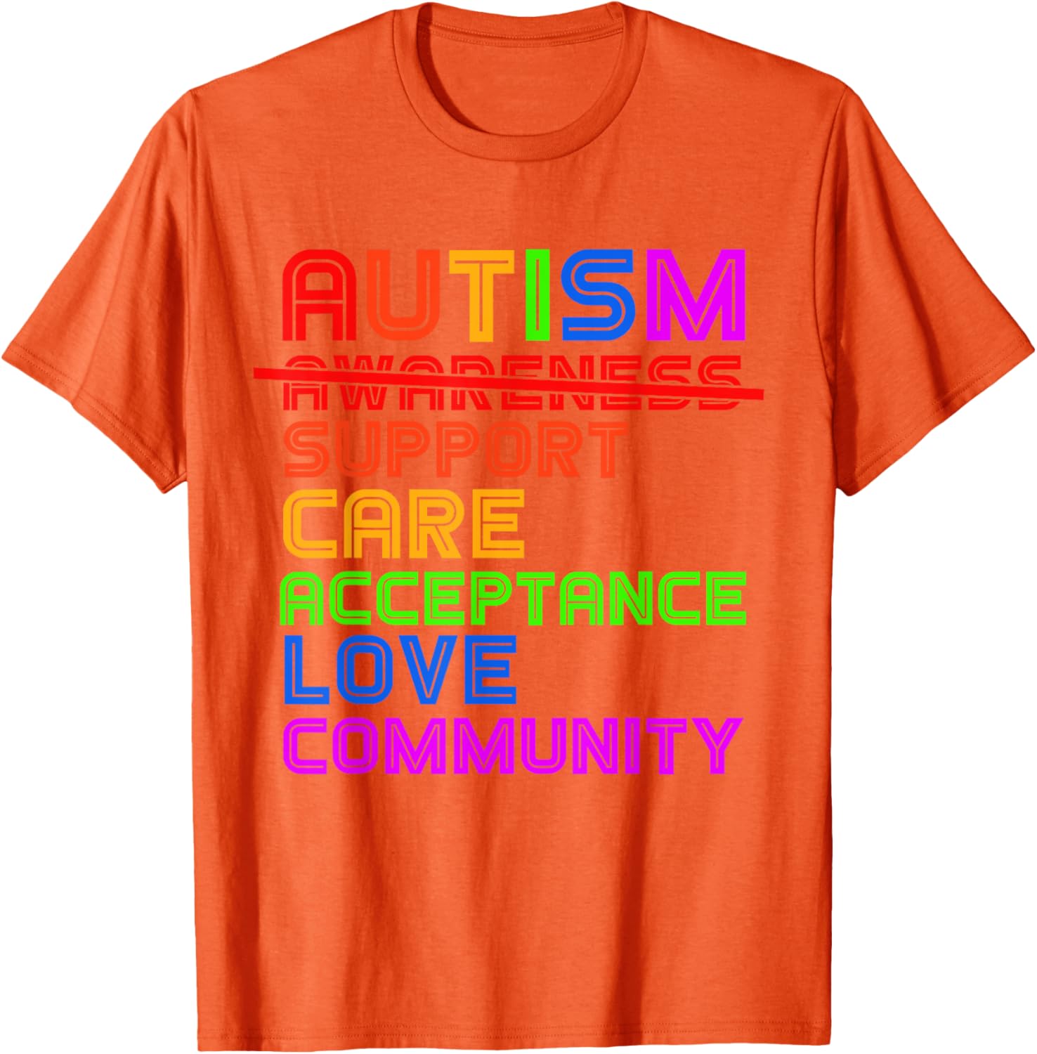 Autism Awareness T-Shirt for Men, Women, and Kids - Support Acceptance - 26