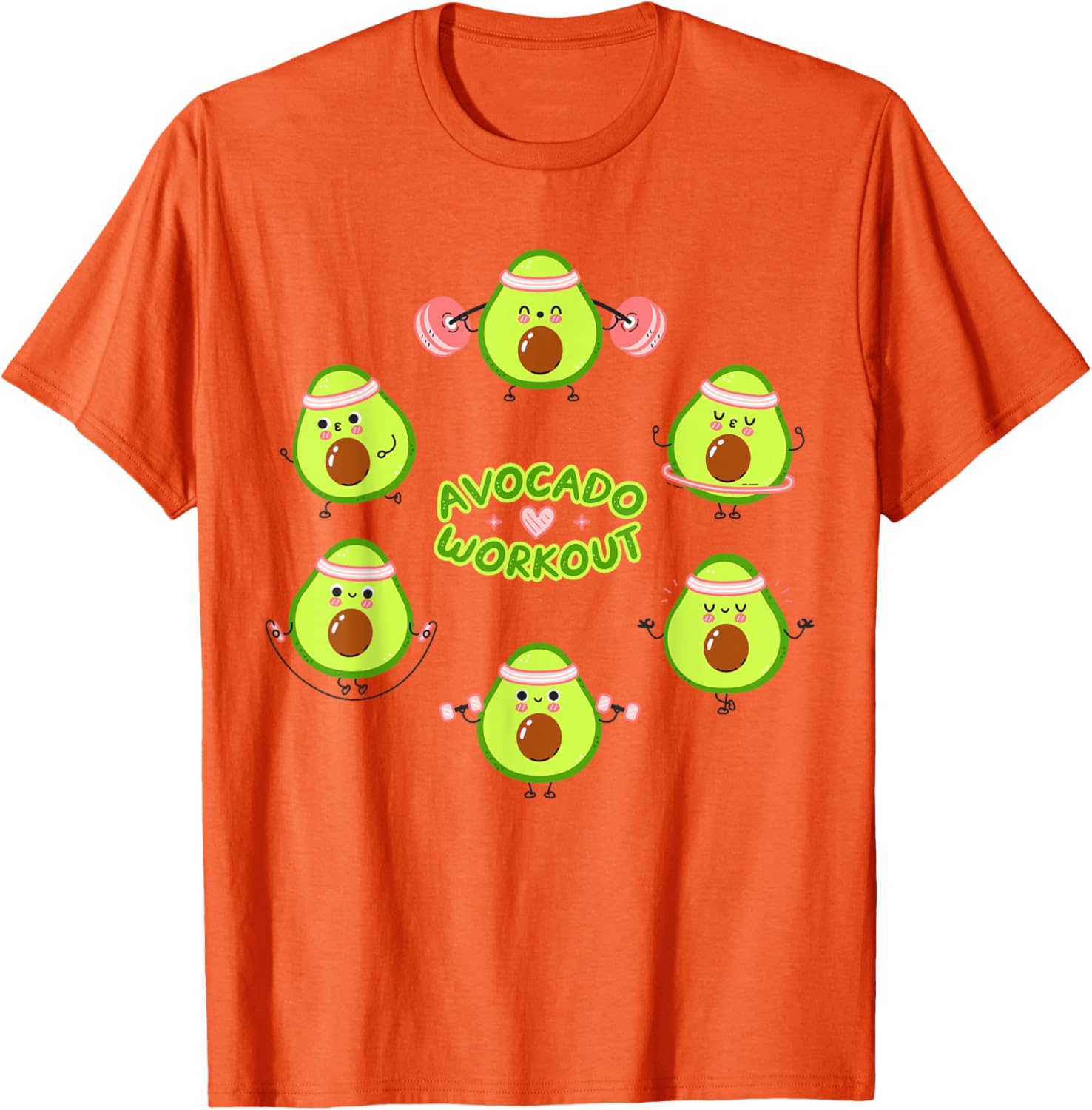 Avocado Workout Guacamole T-Shirt for Vegan Mexican Food Lovers - 3