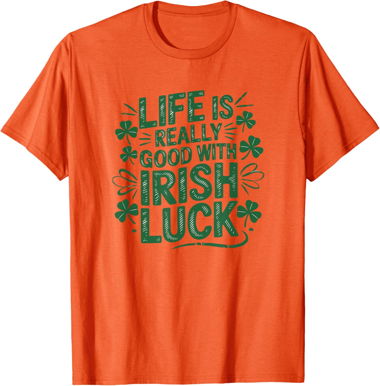 Celebrate St. Patrick's Day in Style with Our Irish Luck Tee Shirt - 1