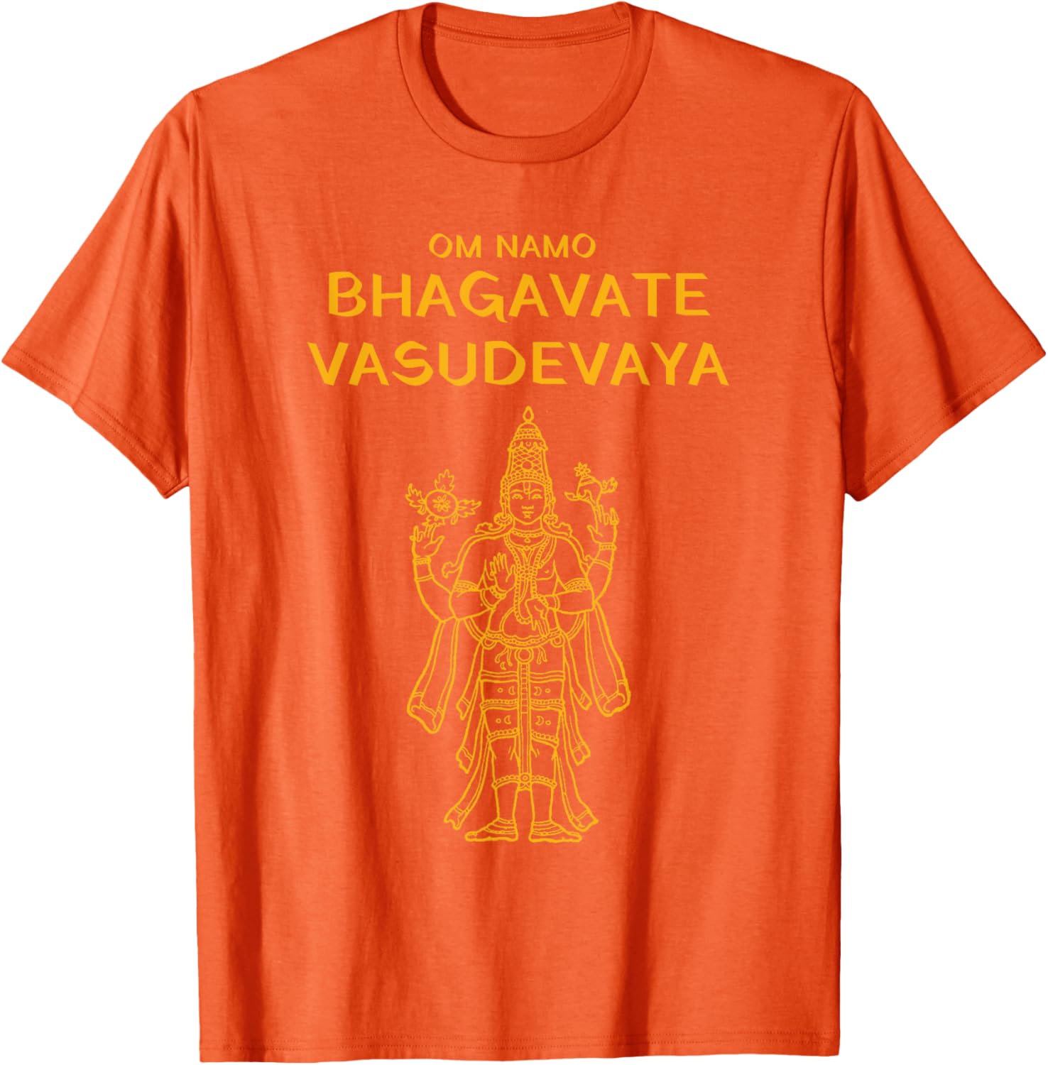 Vishnu Narayana Om Namo Bhagavate Vasudevaya Hindu T-Shirt - 27