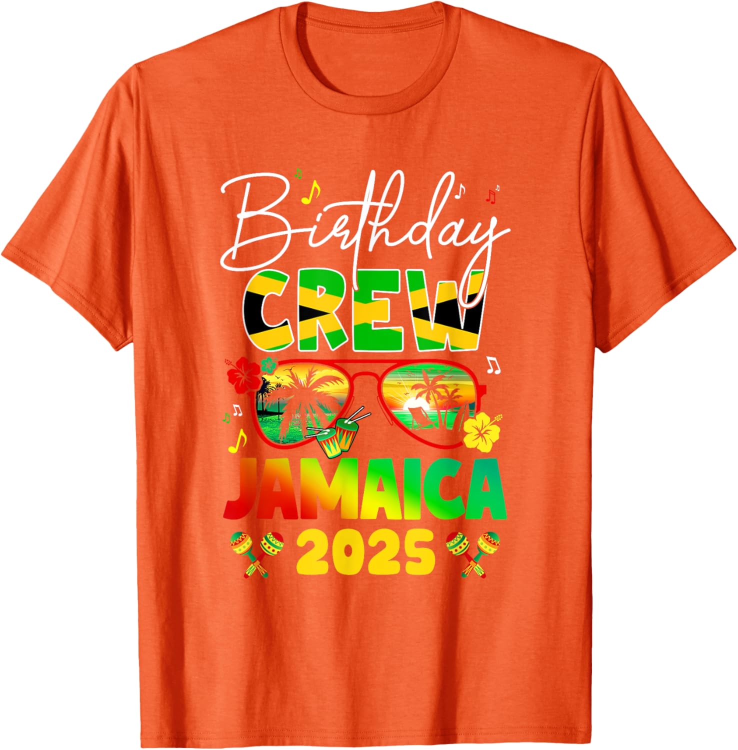 Birthday Crew Jamaica 2025 Birthday Girl Matching T-Shirt for Fun Parties - 20