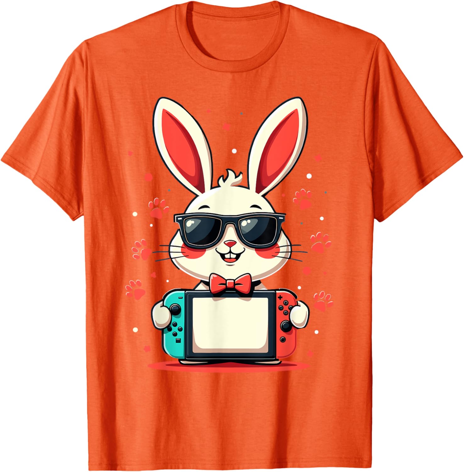 Cute Bunny Gaming Controller T-Shirt for Easter Gamer Boys Gifts - 6