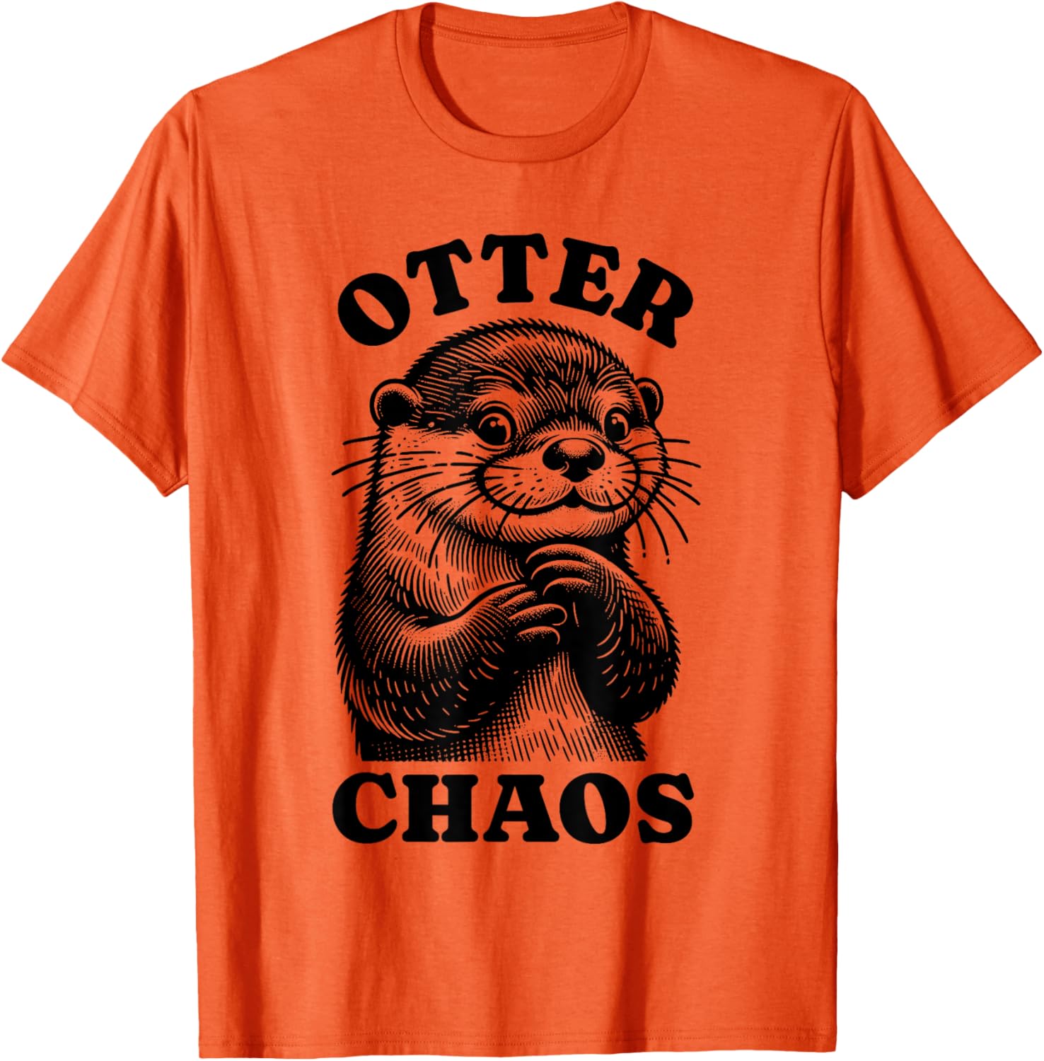 Silly Otter Chaos T-Shirt for Fun-Loving Animal Lovers - 15