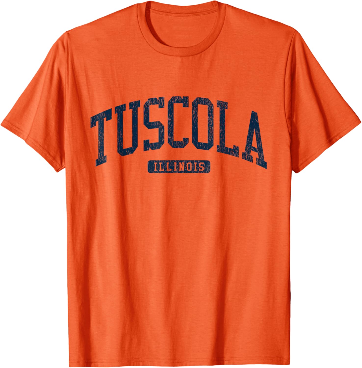 Tuscola Illinois College University Style Blue T-Shirt for Students - 15