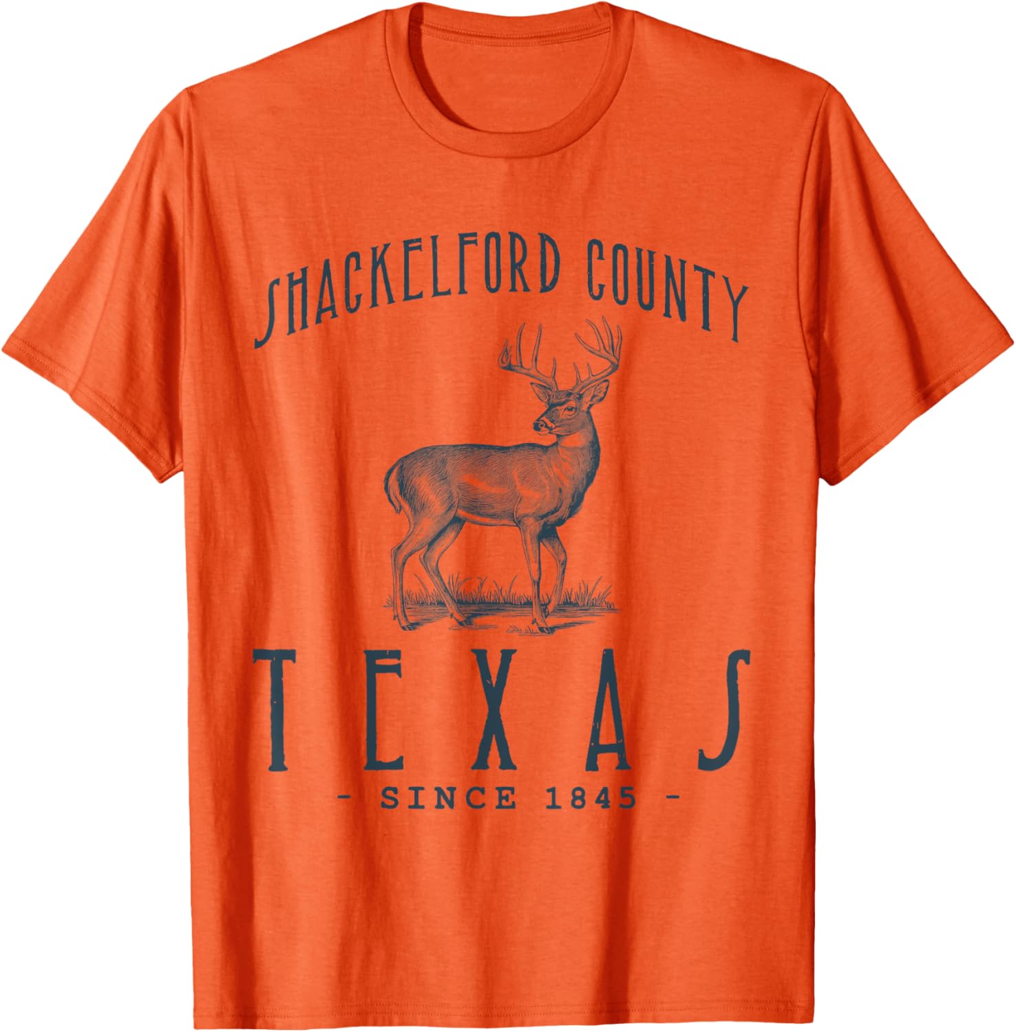 Shackelford County White-Tailed Deer Hunting T-Shirt for Outdoor Lovers - 9