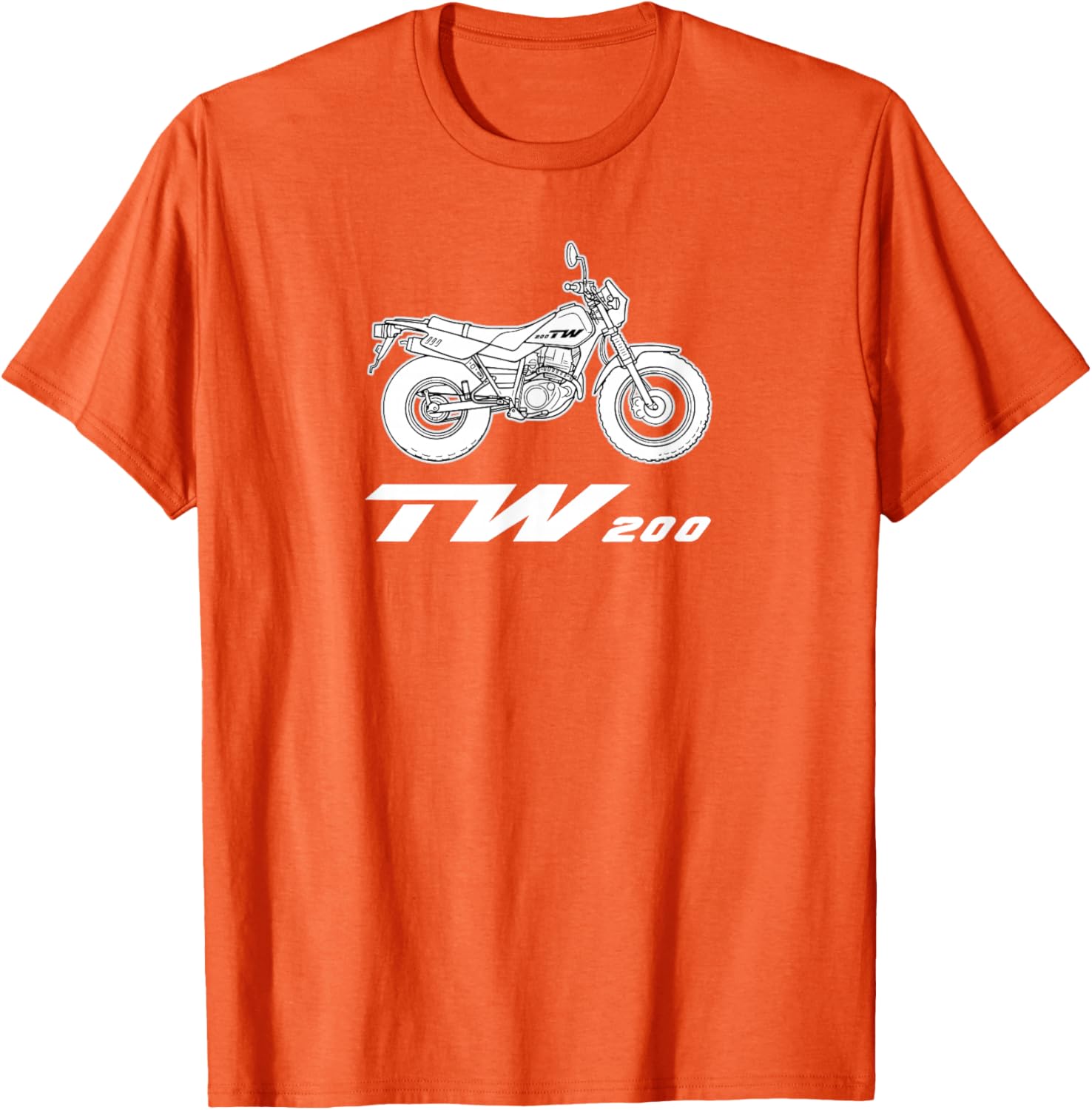 TW200 Dual Sport Dirt Bike T-Shirt for Motorcycle Enthusiasts - 14