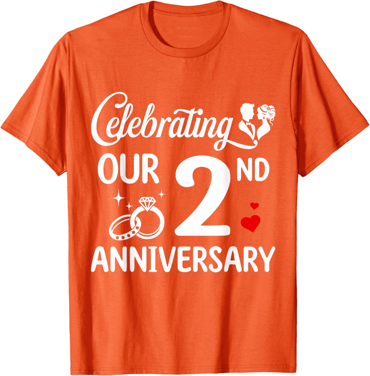 Celebrate Your 2nd Wedding Anniversary with Our Fun Marriage T-Shirt - 8