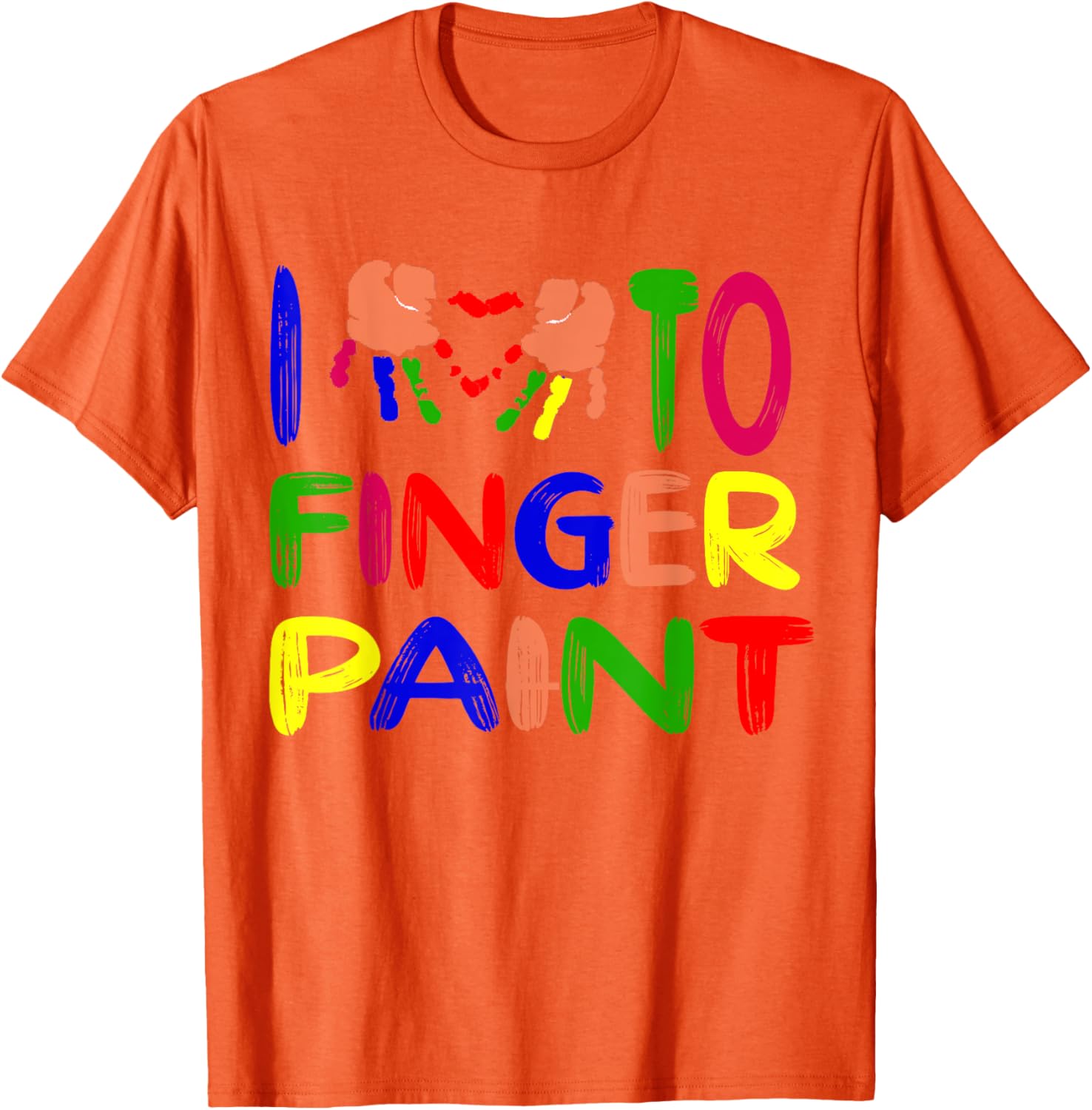 Cute Couple Valentine T-Shirt I Heart Love to Finger Paint Gift - 4