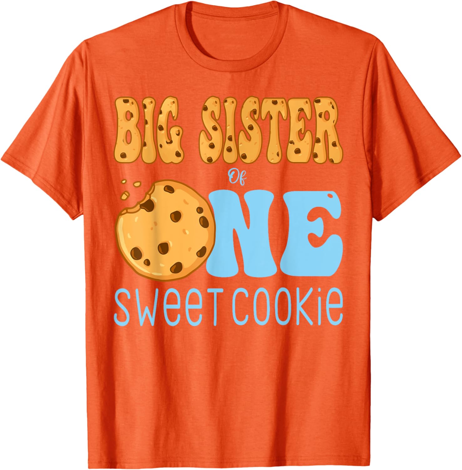 Big Sister Cookies and Milk Birthday Party T-Shirt for Kids - 12
