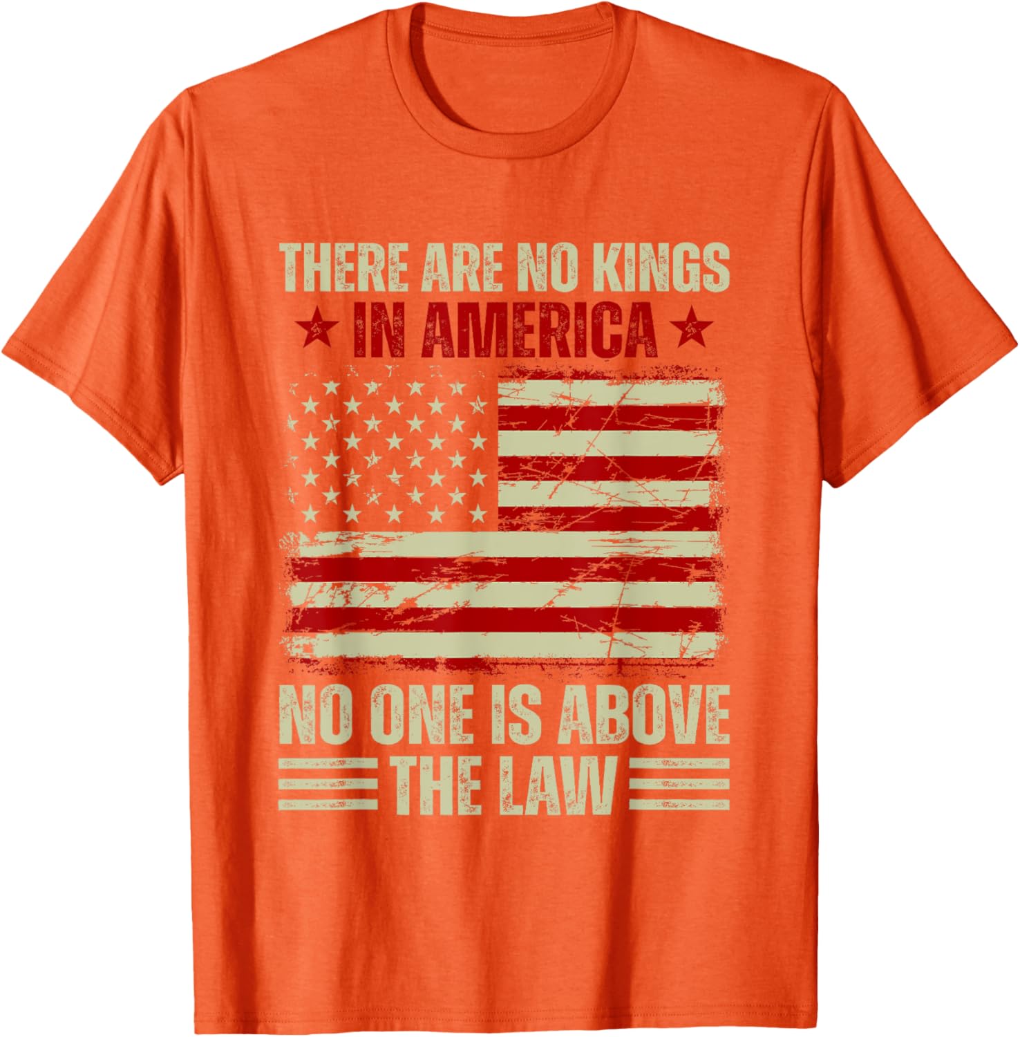 There Are No Kings In America T-Shirt - Stand For Justice and Equality - 21