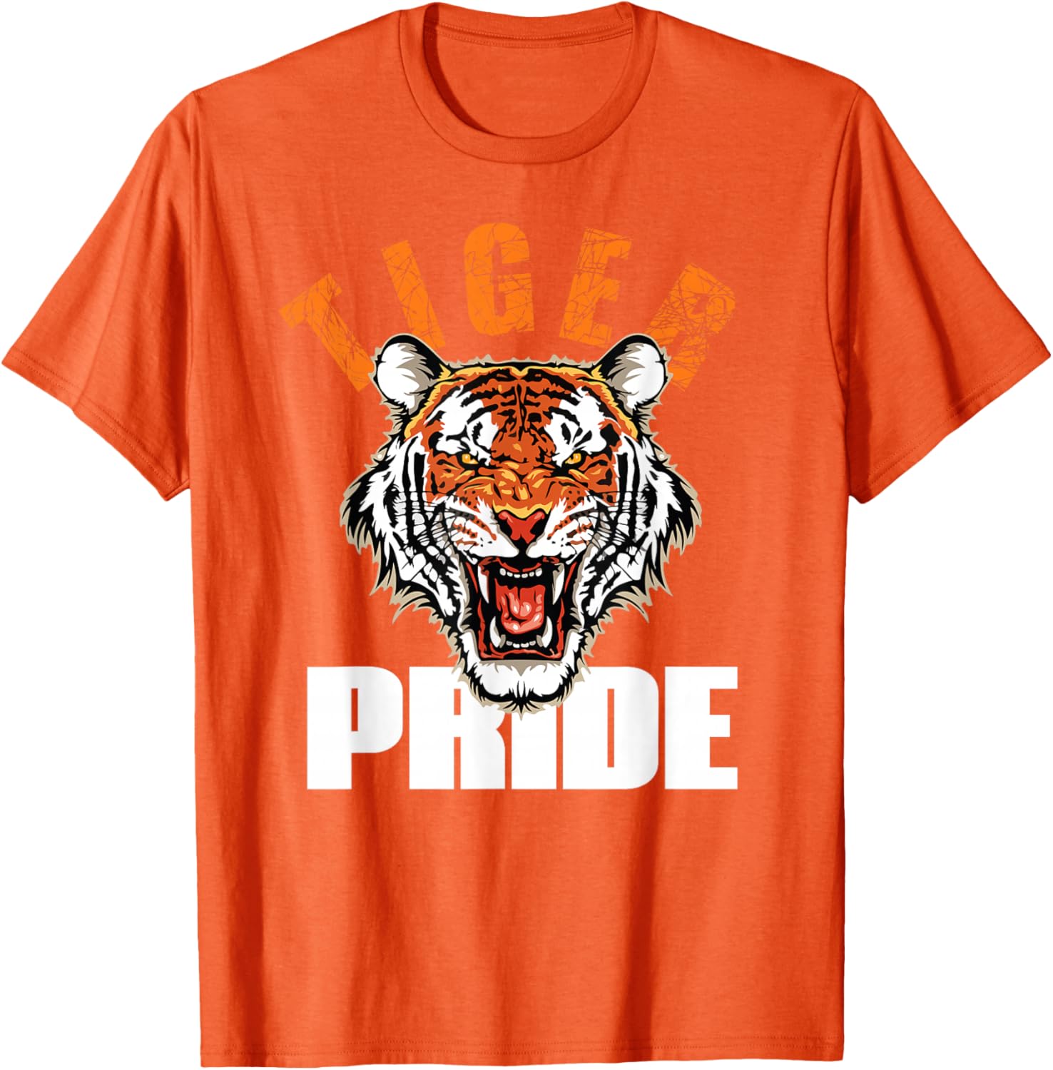 Retro Vintage Tiger Pride Mascot T-Shirt for School Sports Team Fans - 22