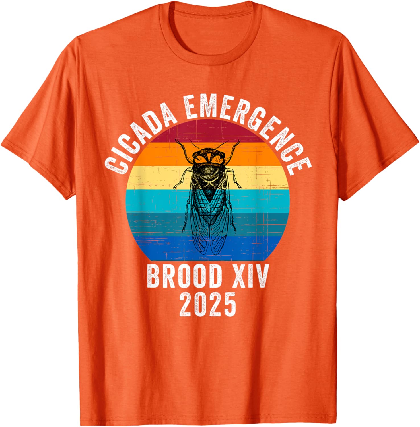 Cicada Emergence Brood XIV 2025 Funny T-Shirt for Nature Lovers - 3