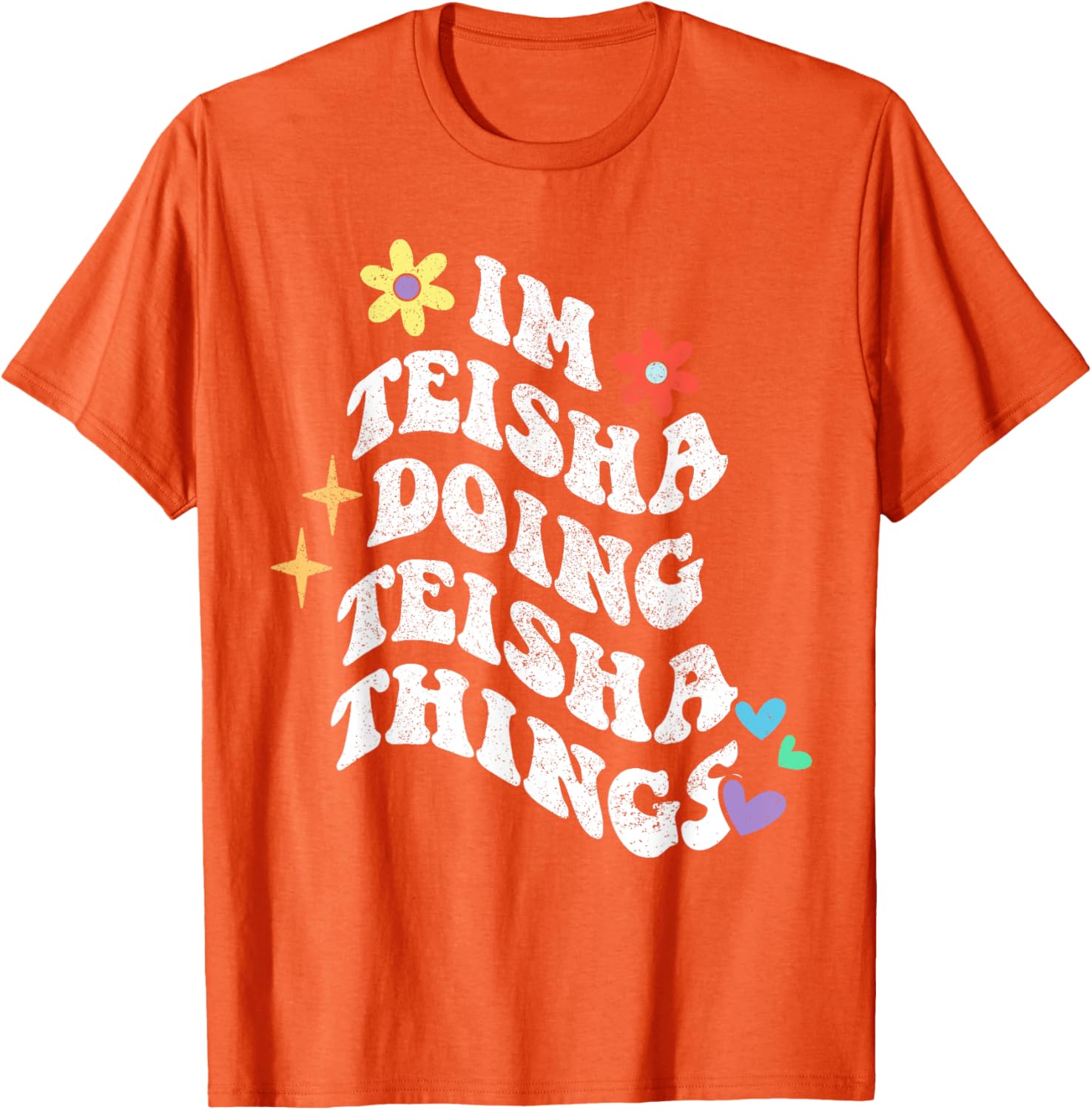 Retro Groovy Teisha Doing Teisha Things Funny Mother's T-Shirt - 16